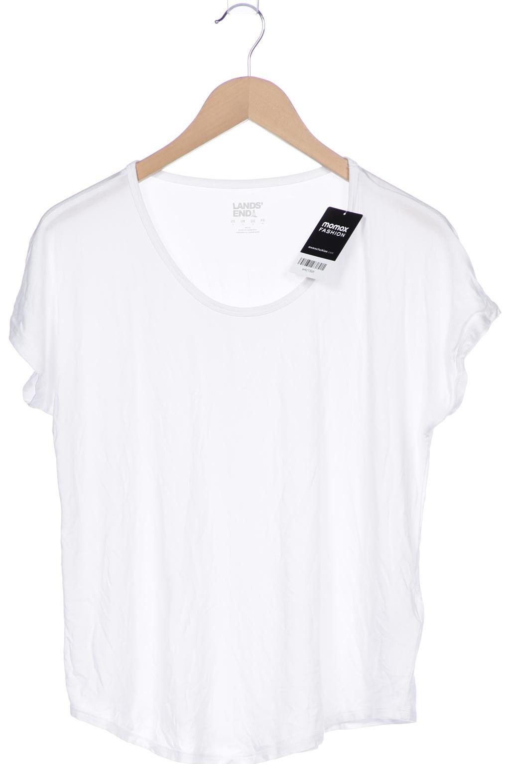 

Lands End Damen T-Shirt, weiß, Gr. 36