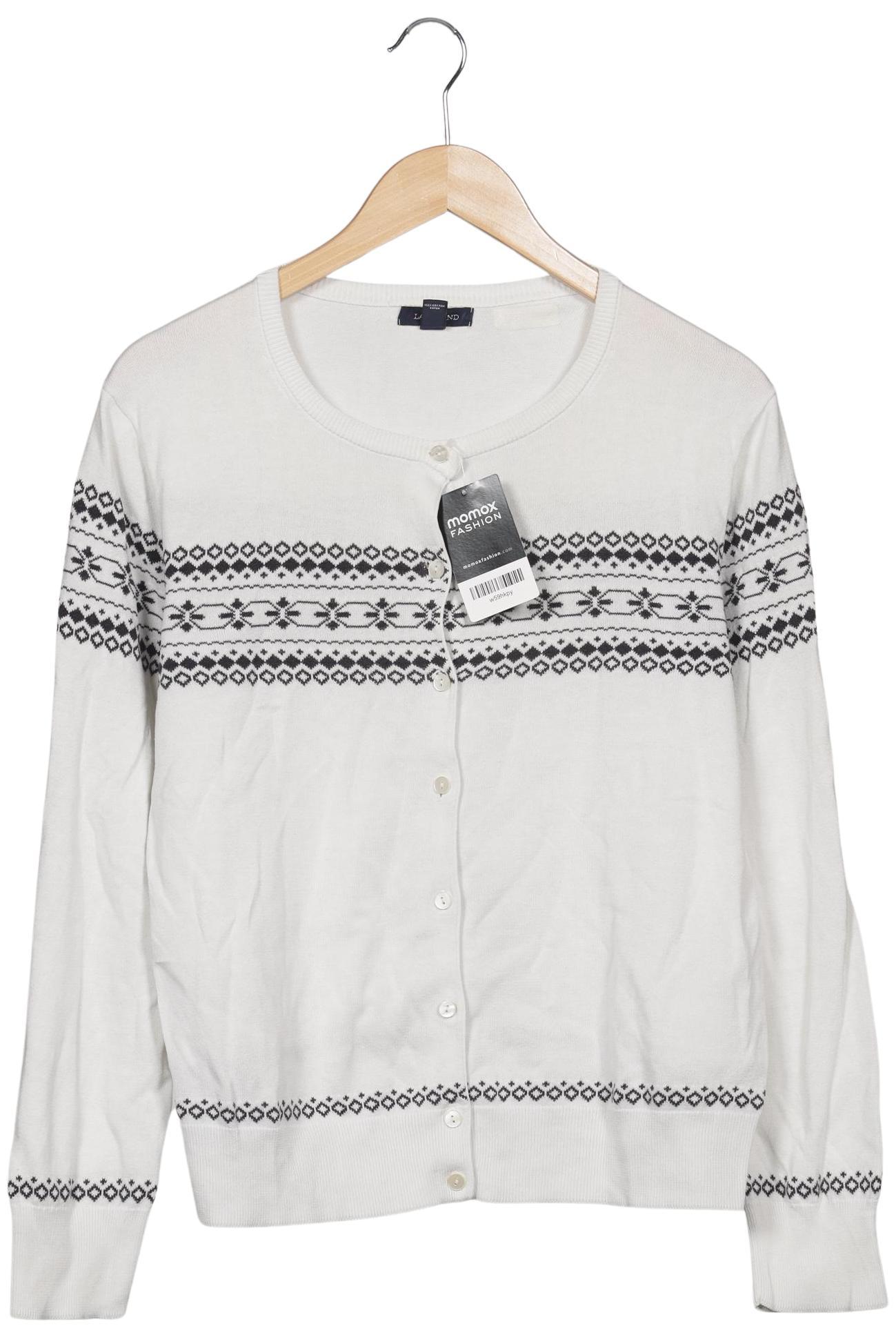 

Lands End Damen Strickjacke, cremeweiß, Gr. 38