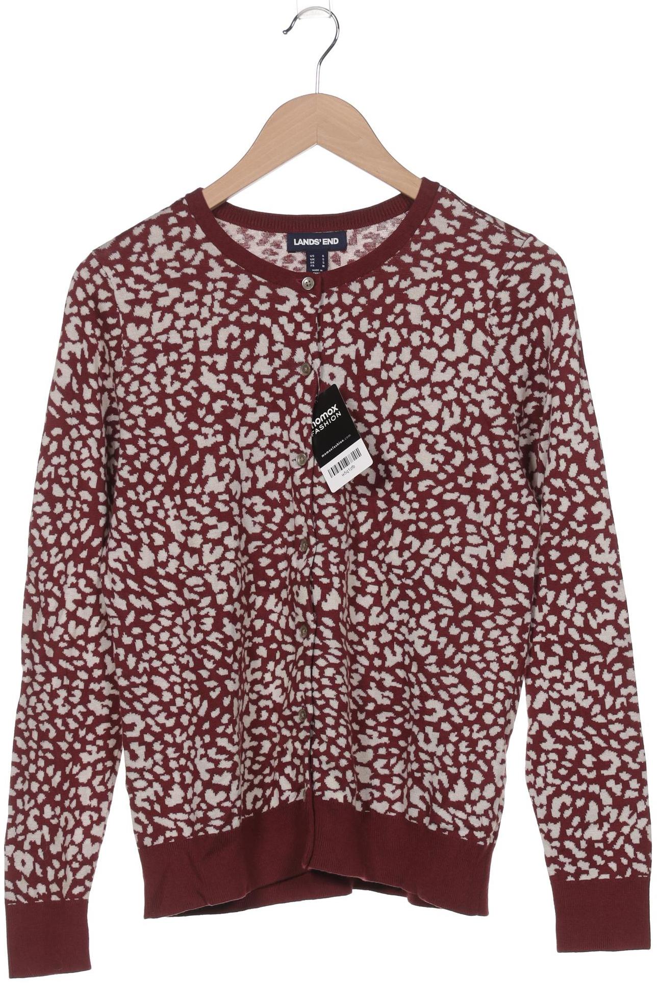 

Lands End Damen Strickjacke, bordeaux, Gr. 36