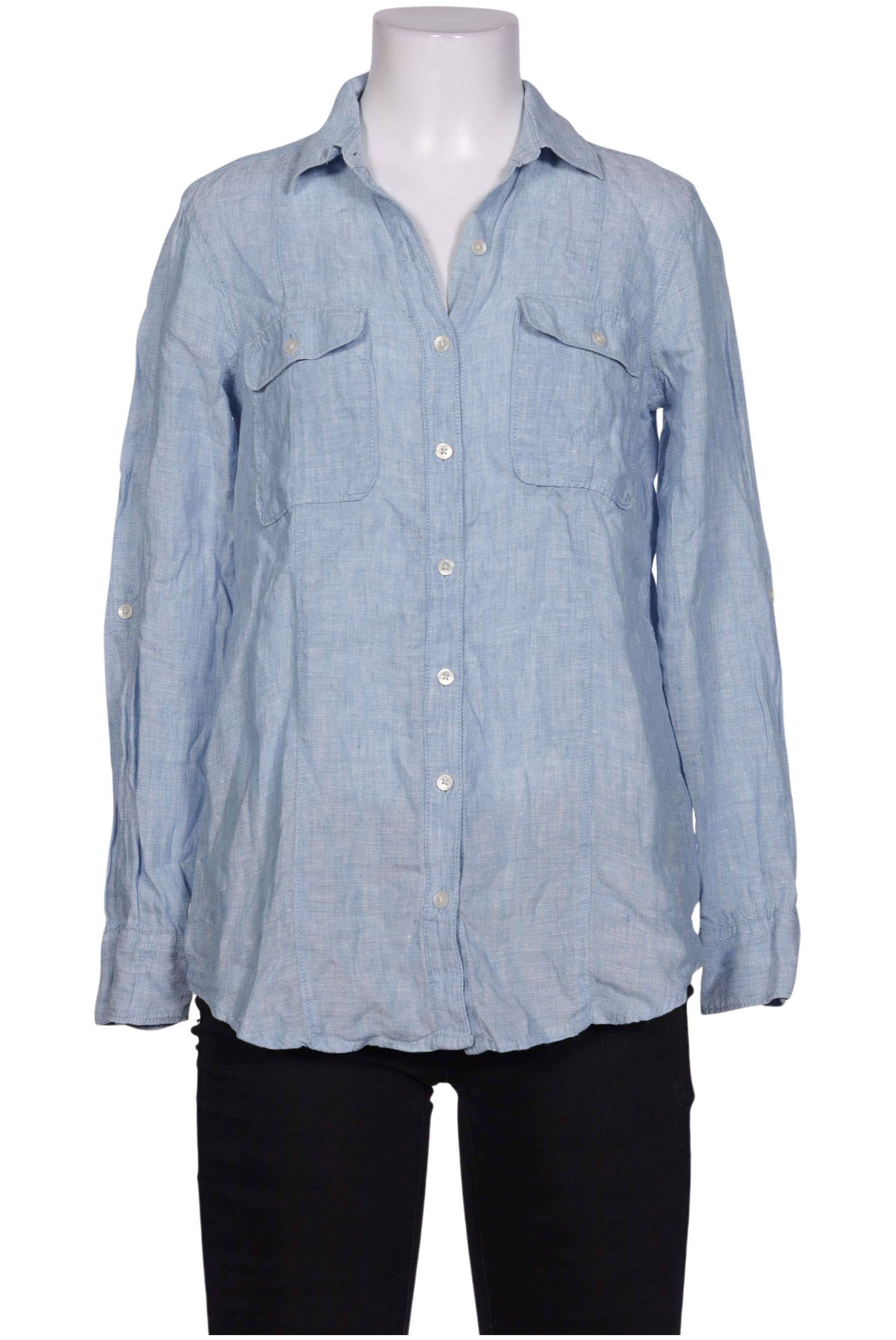 

Lands End Damen Bluse, blau, Gr. 34