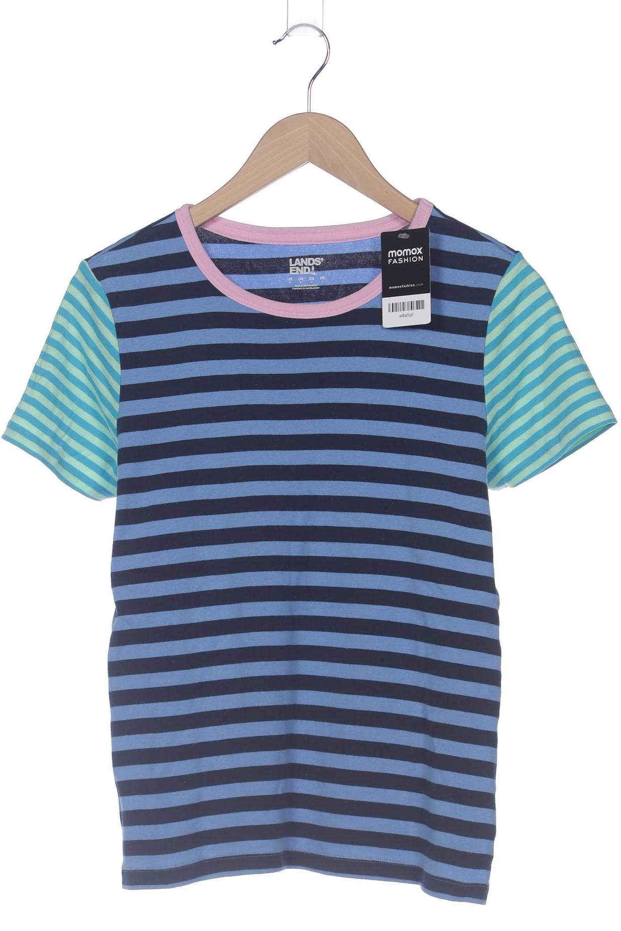 

Lands End Damen T-Shirt, blau, Gr. 38