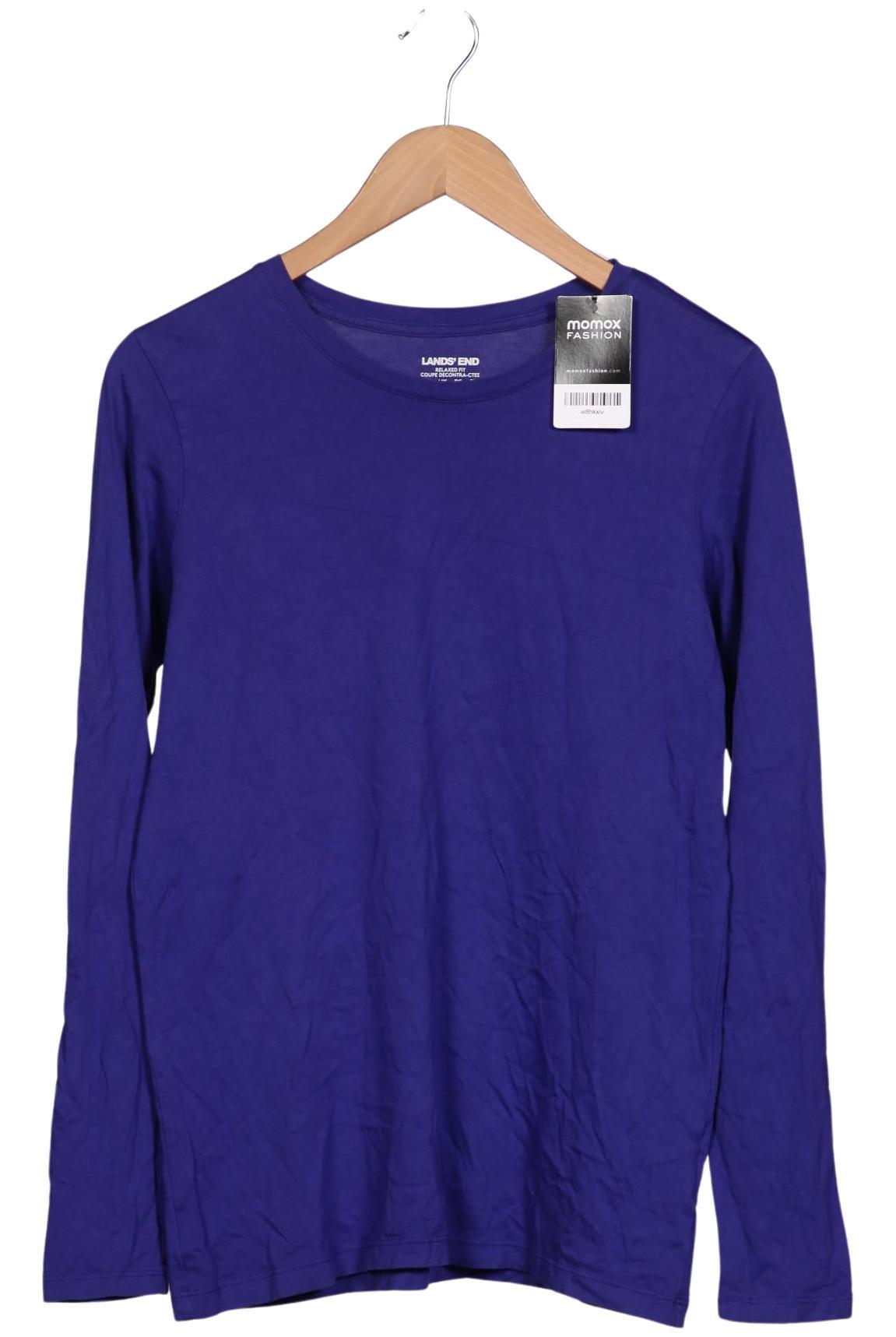 

Lands End Damen Langarmshirt, flieder, Gr. 36