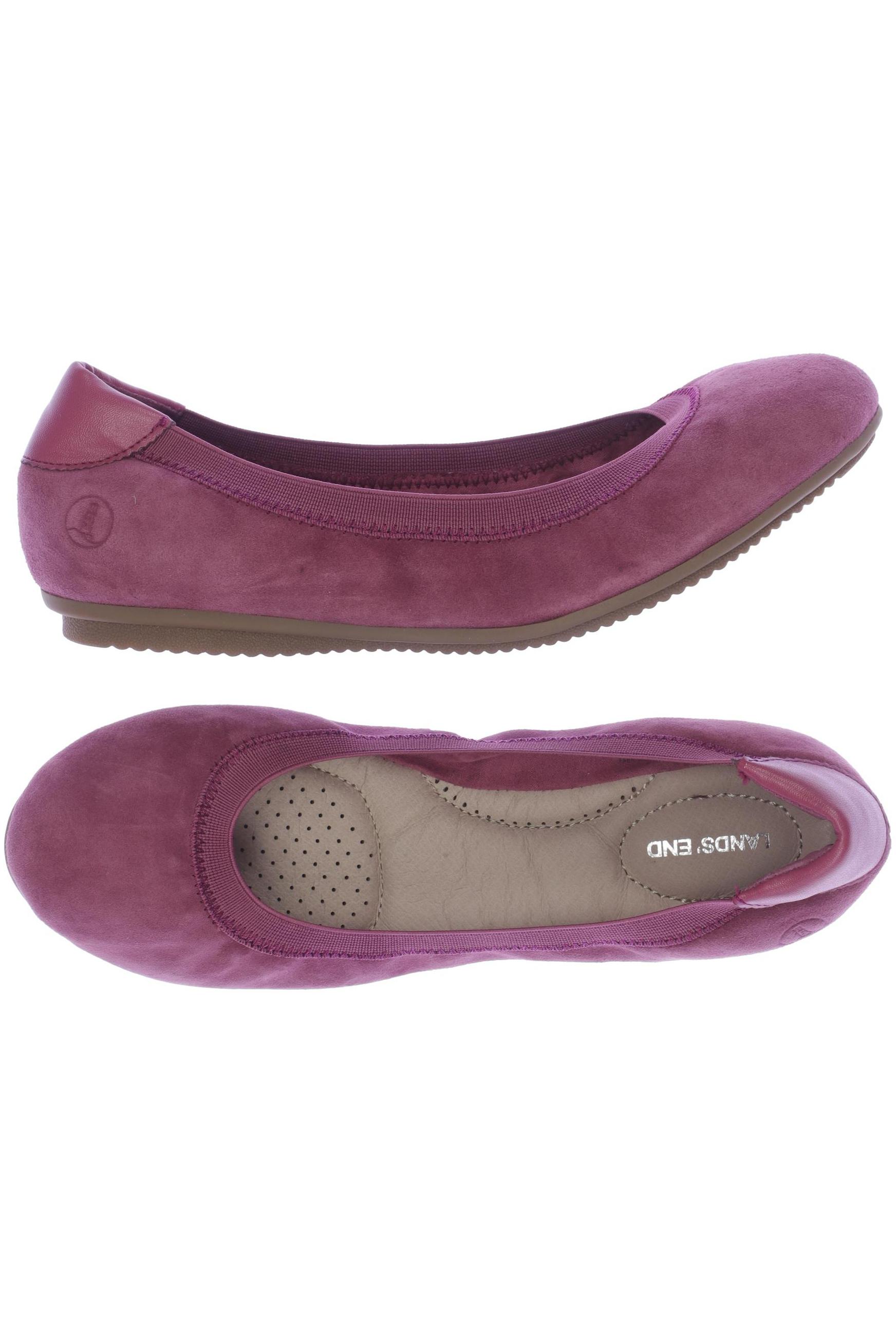 

Lands End Damen Ballerinas, pink, Gr. 38