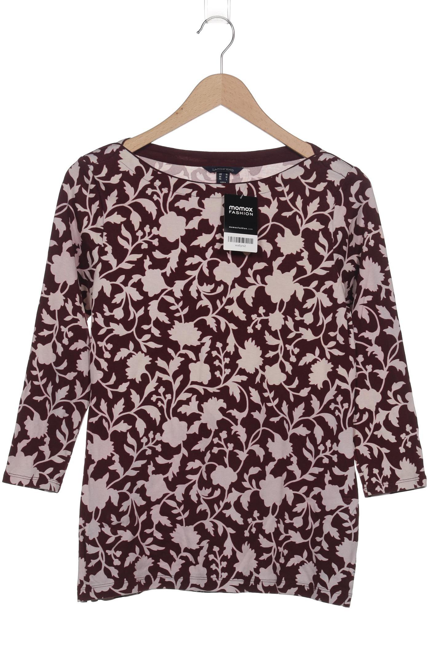 

Lands End Damen Langarmshirt, bordeaux, Gr. 38