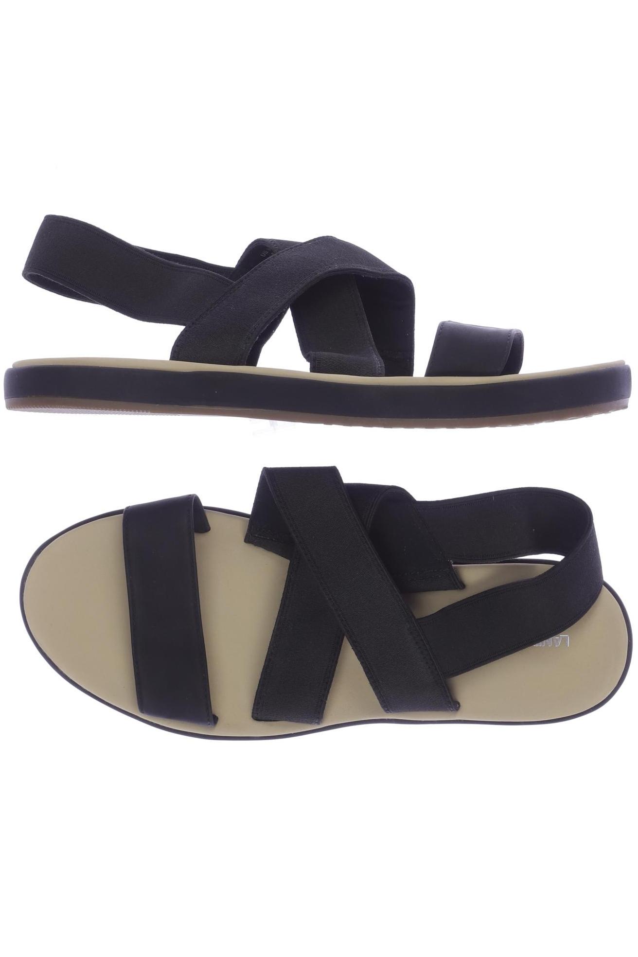 

Lands End Damen Sandale, schwarz