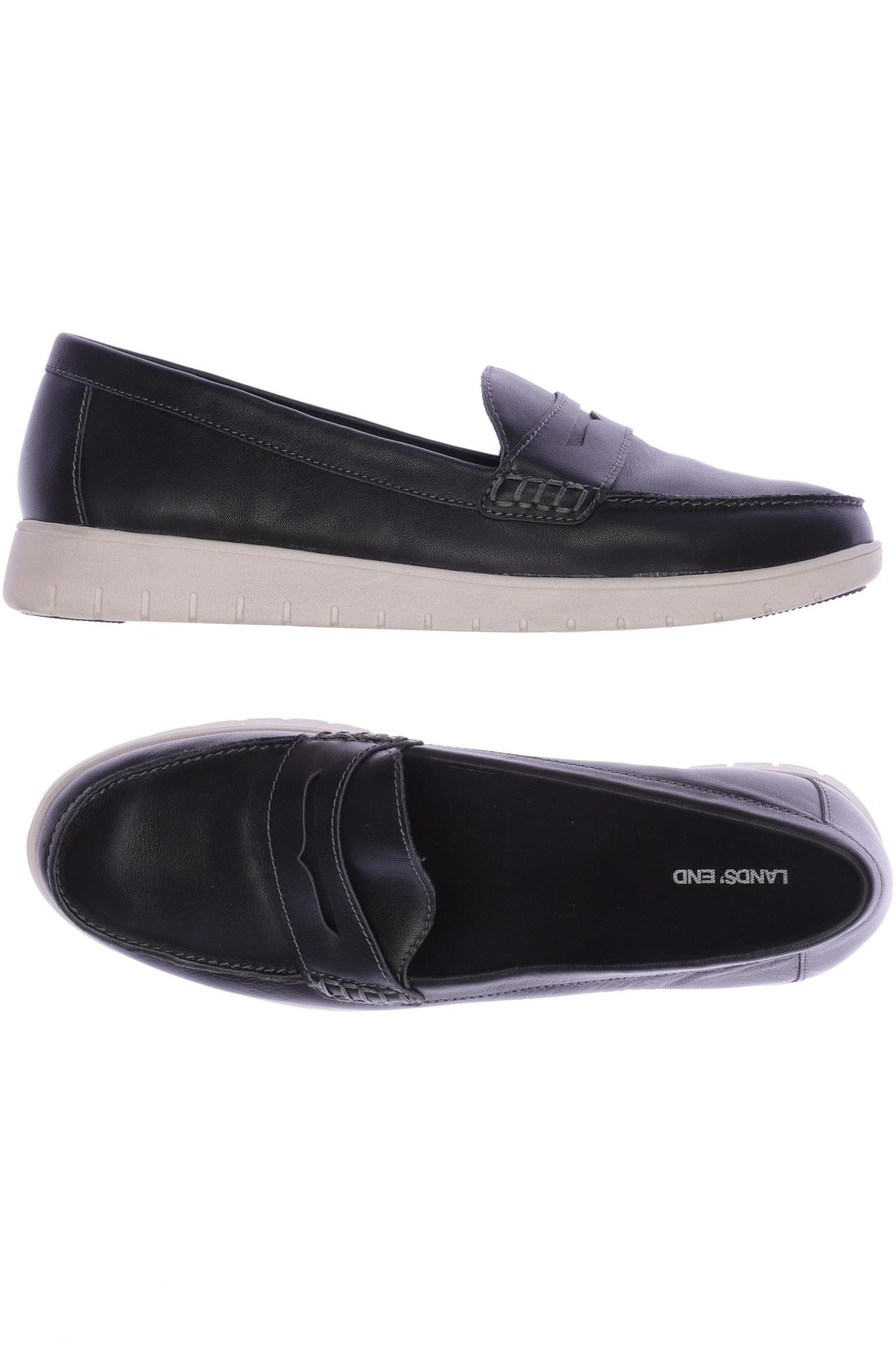 

Lands End Damen Halbschuh, schwarz