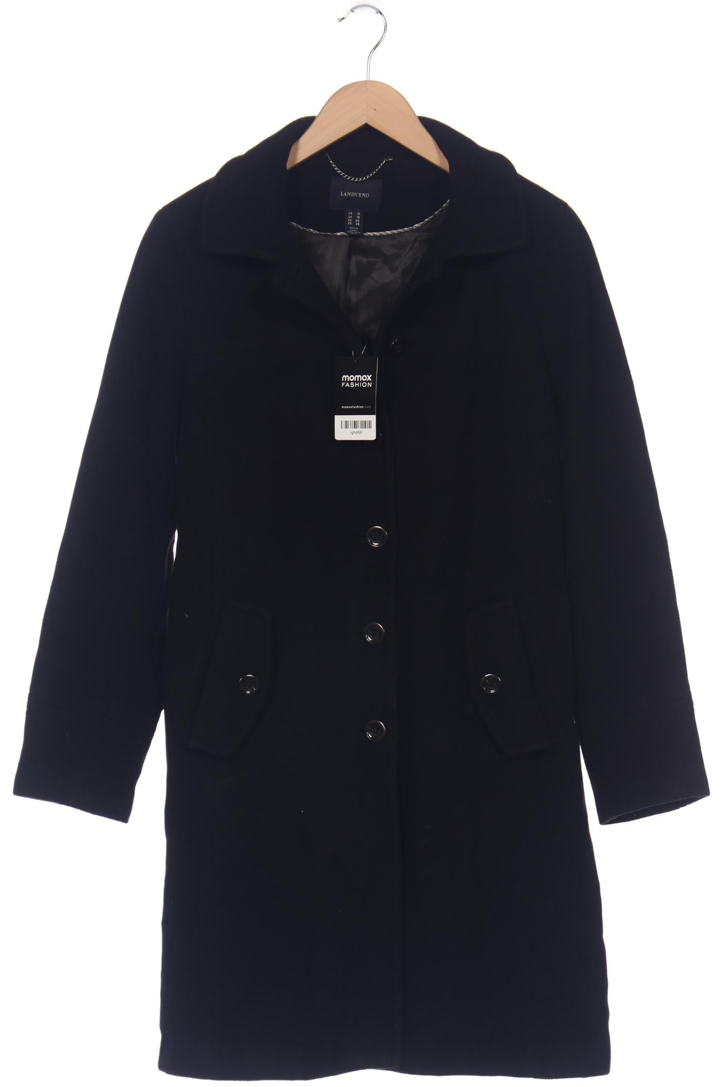 

Lands End Damen Mantel, schwarz, Gr. 46