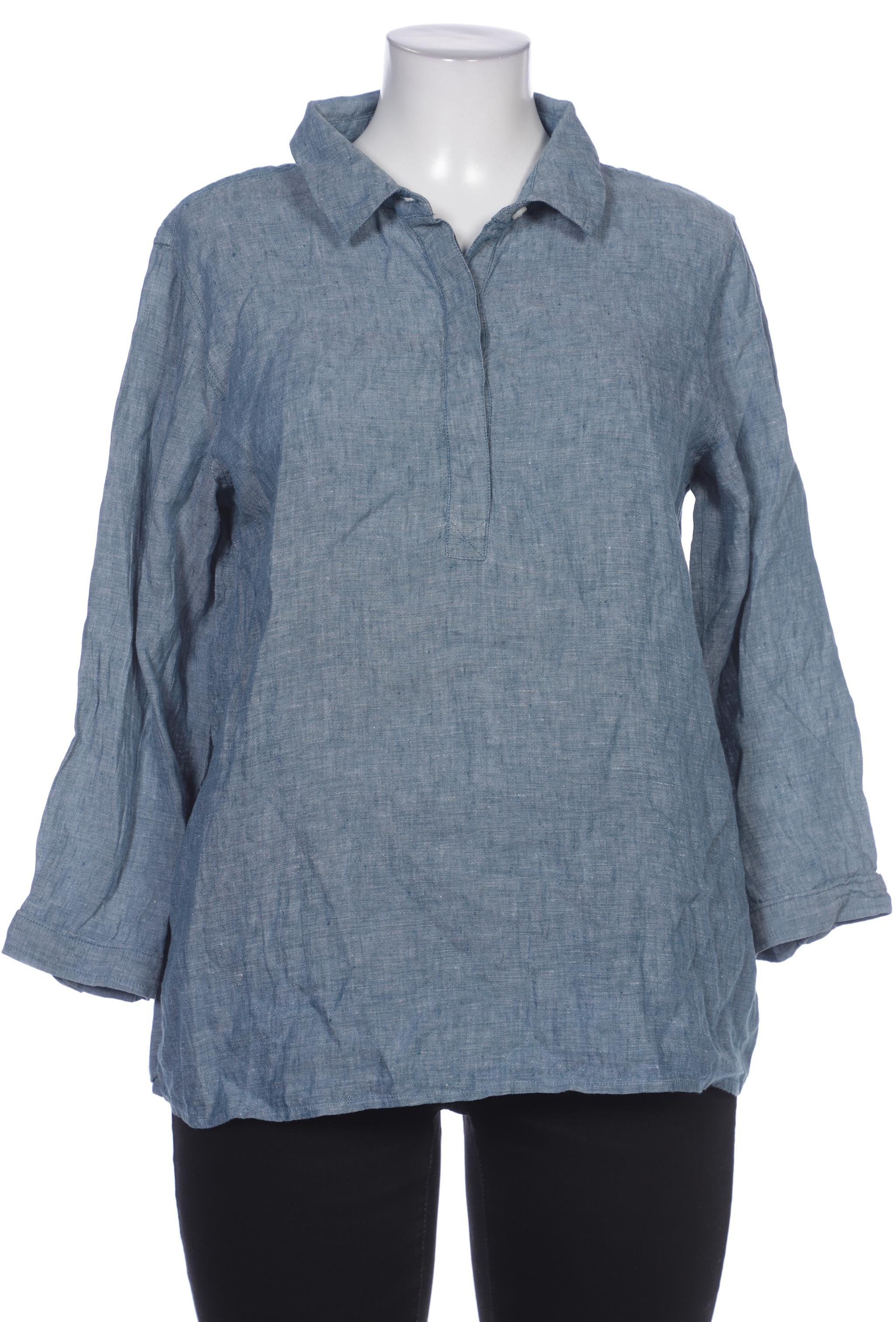 

Lands End Damen Bluse, blau, Gr. 42