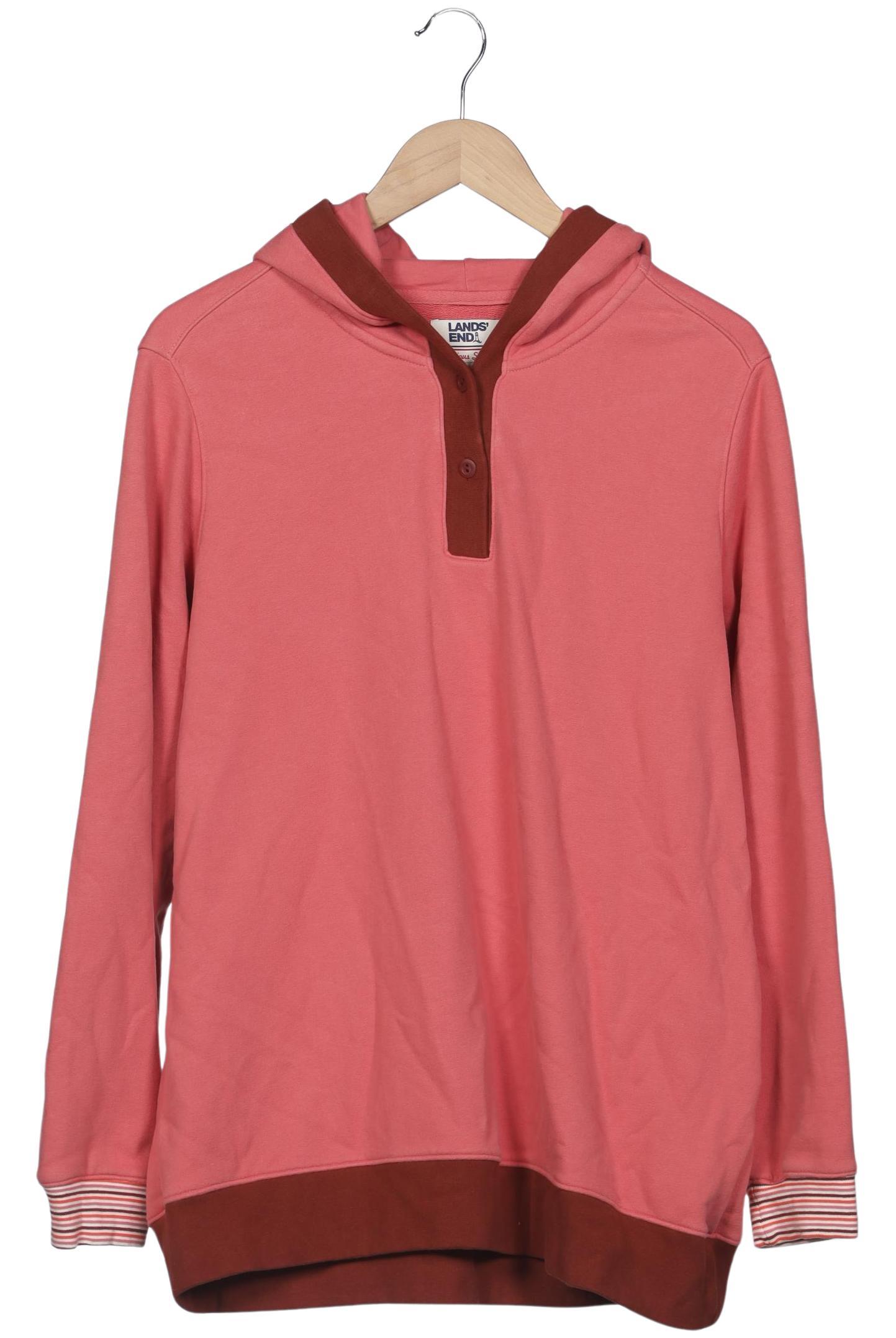 

Lands End Damen Kapuzenpullover, pink, Gr. 42