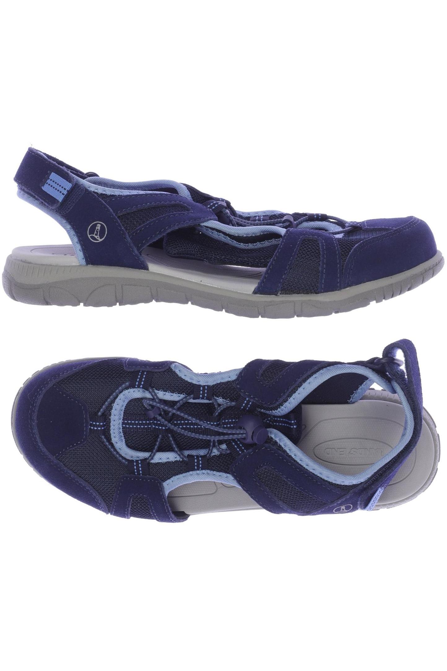 

Lands End Damen Sandale, marineblau, Gr. 40