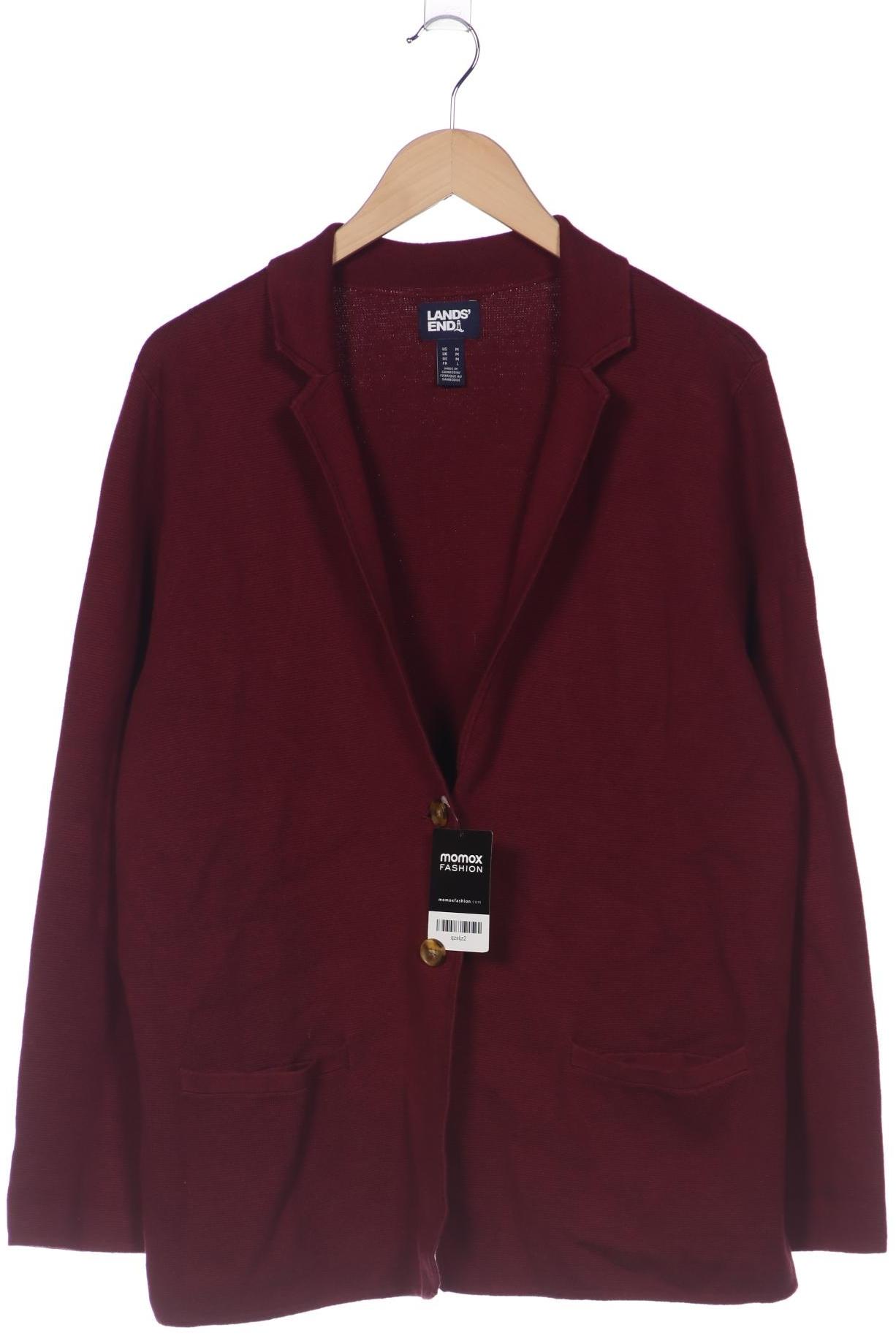 

Lands End Damen Strickjacke, bordeaux, Gr. 38