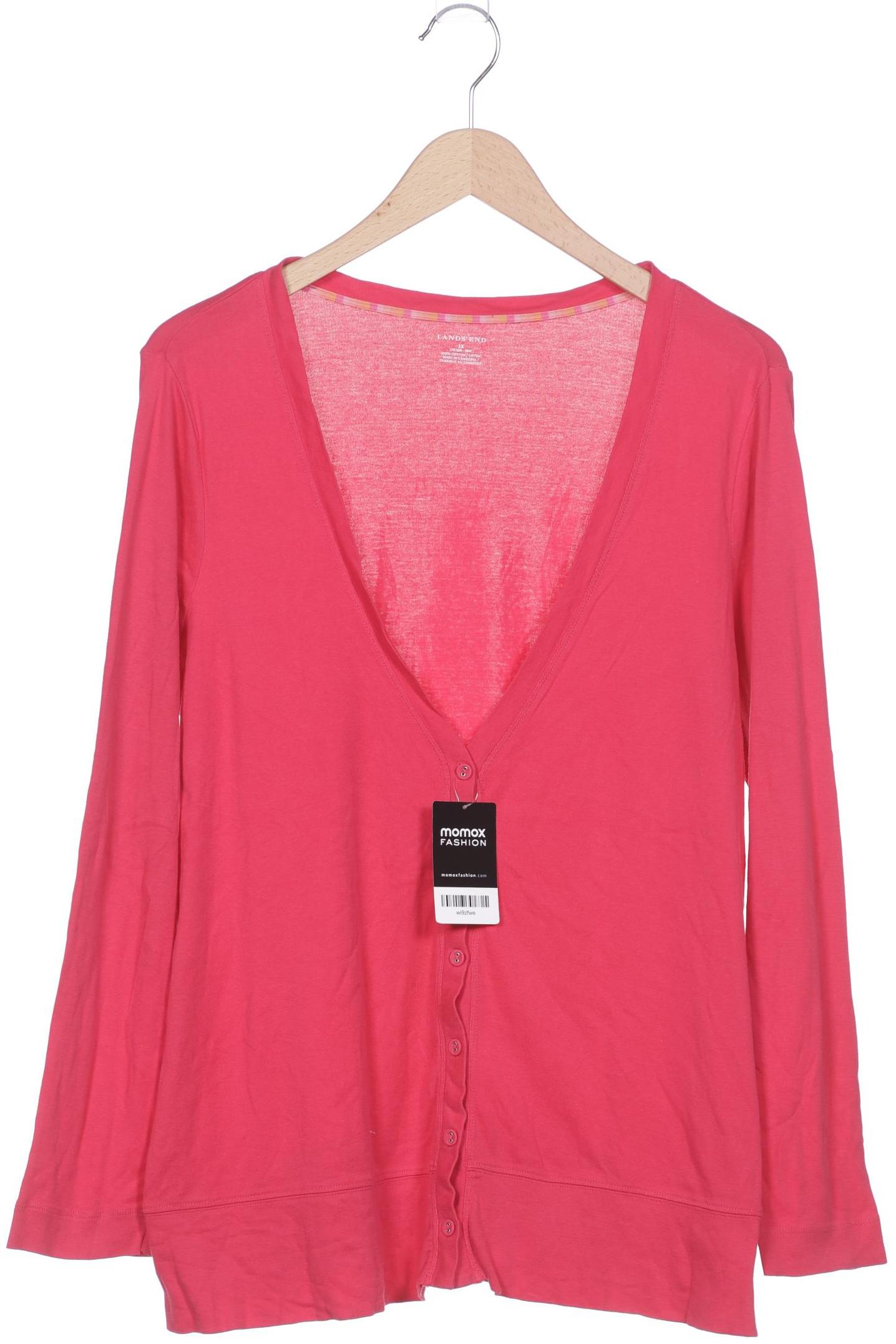 

Lands End Damen Strickjacke, pink, Gr. 16