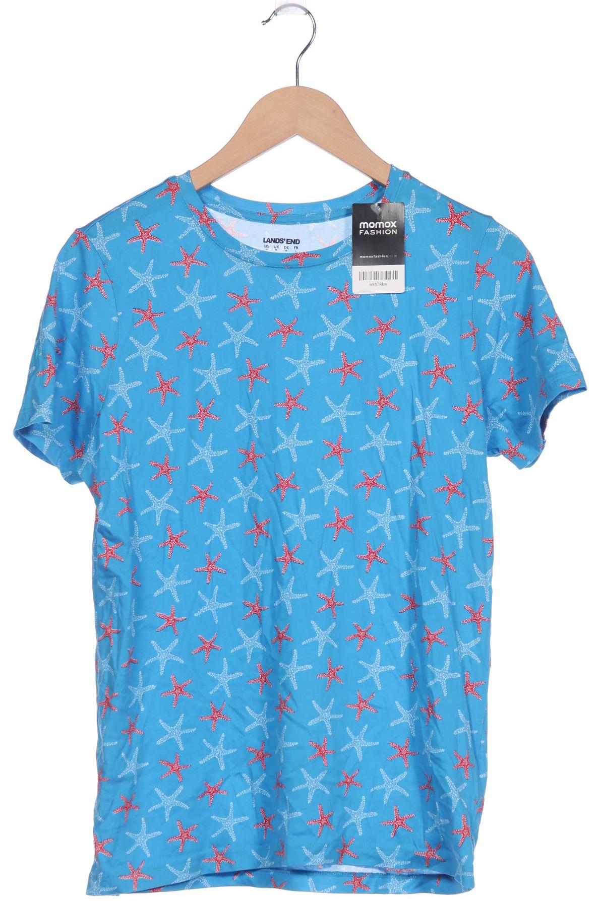 

Lands End Damen T-Shirt, blau, Gr. 38