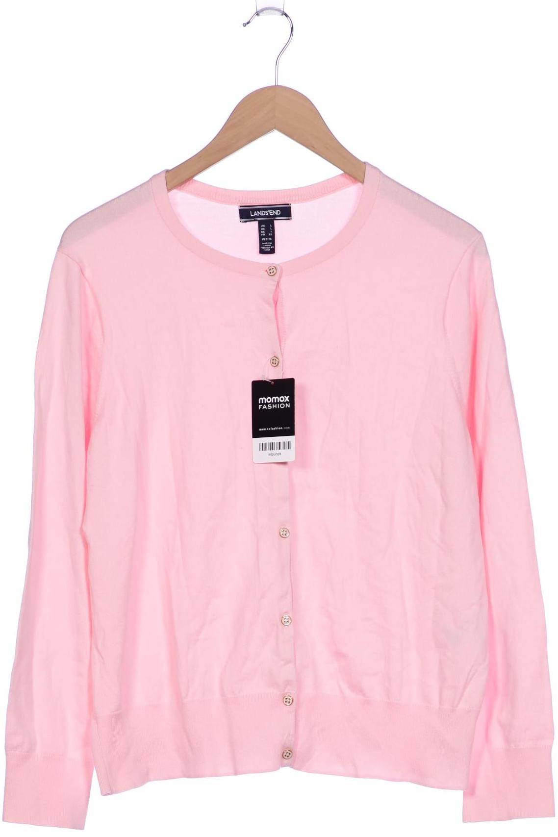 

Lands End Damen Strickjacke, pink, Gr. 42