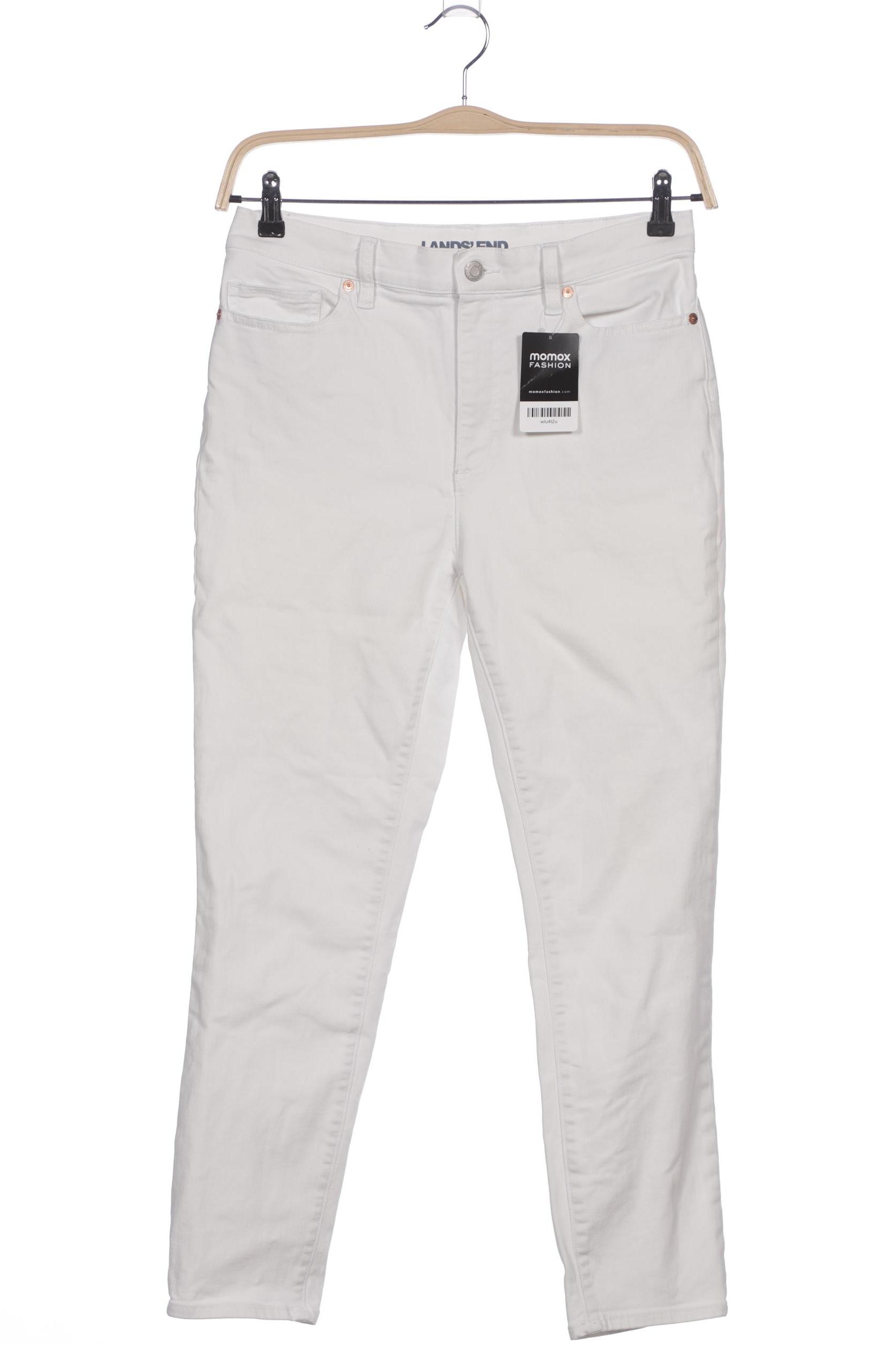 

Lands End Damen Jeans, weiß, Gr. 40