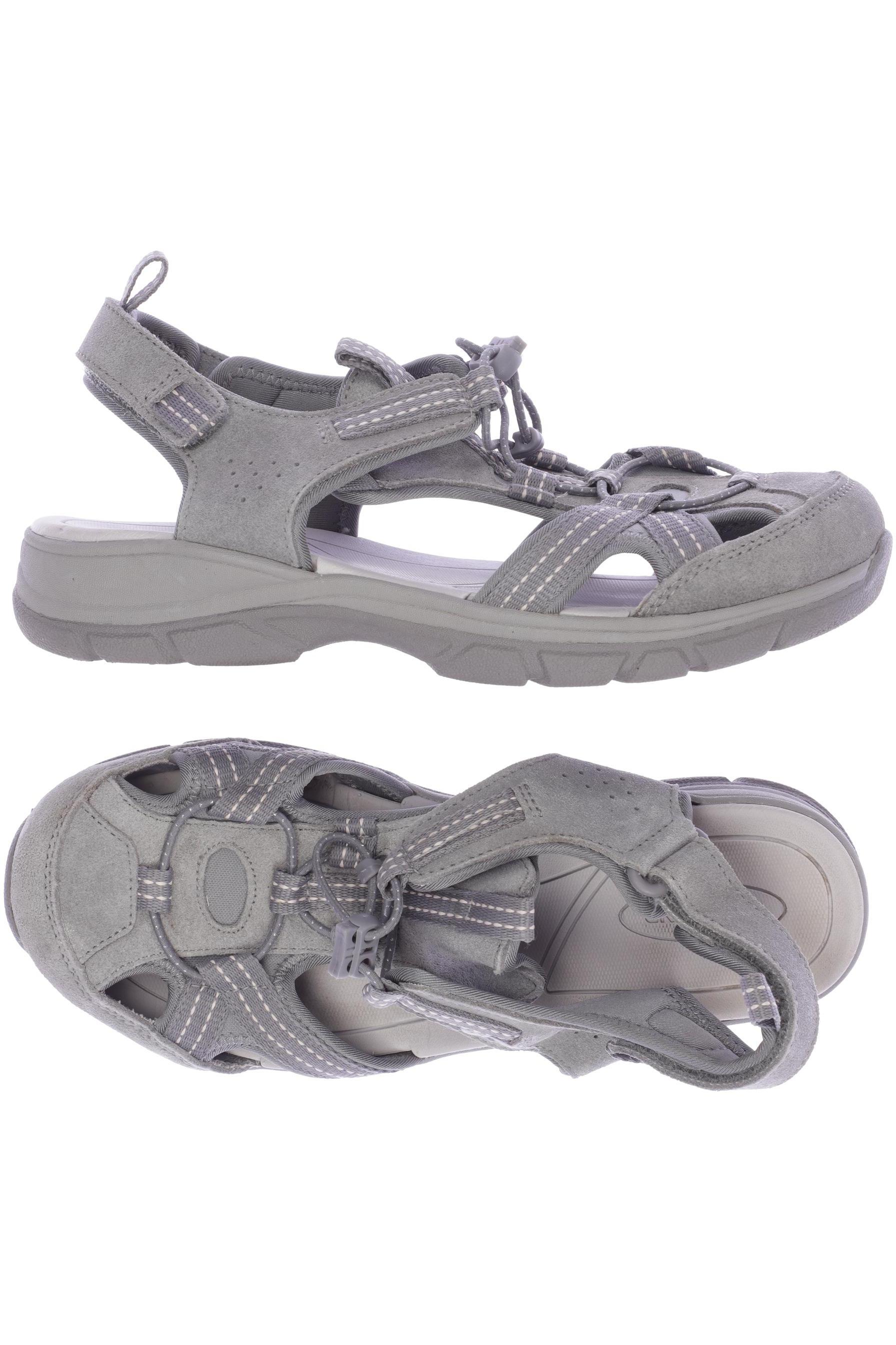 

Lands End Damen Sandale, grau, Gr. 38.5