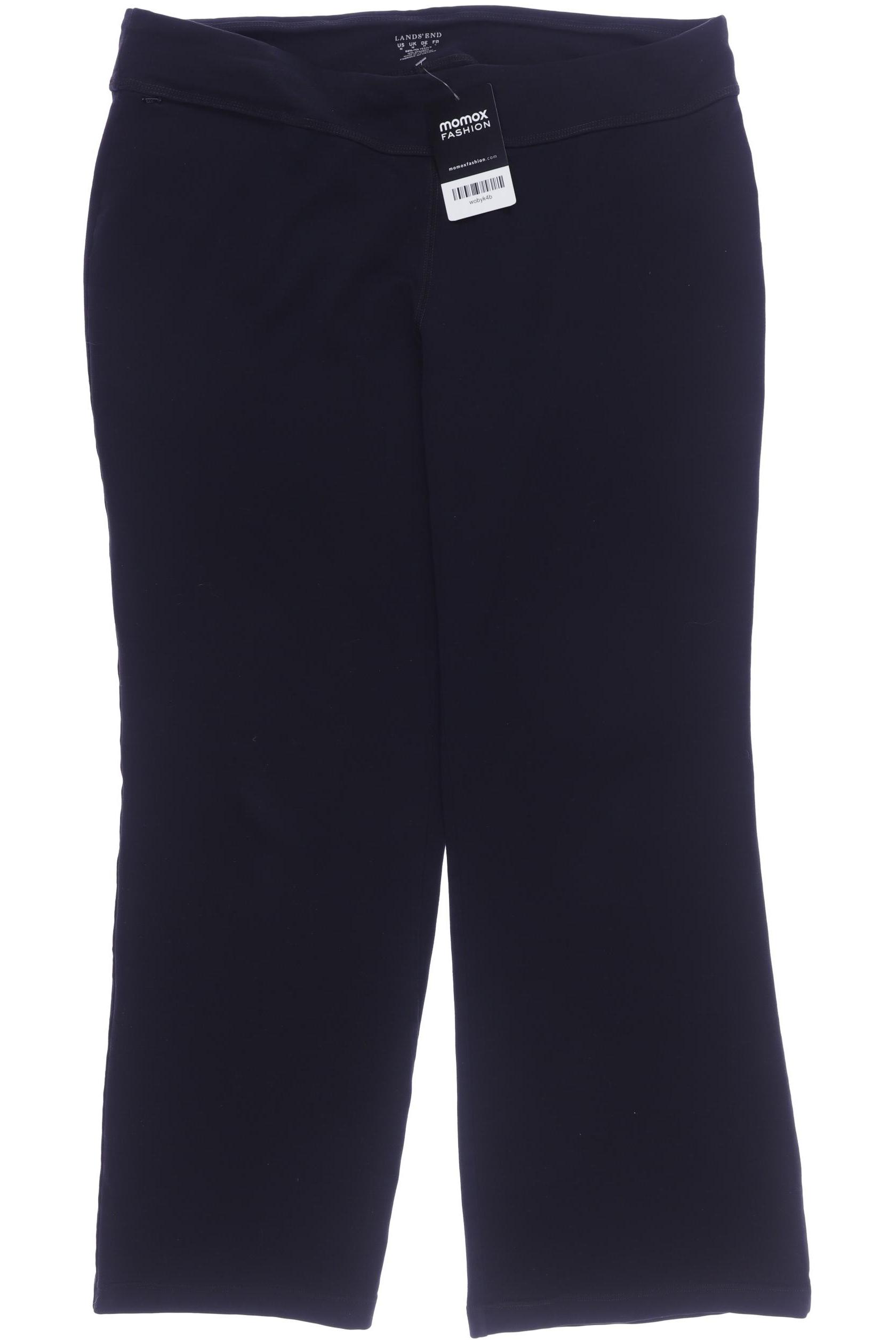 

Lands End Damen Stoffhose, schwarz, Gr. 0