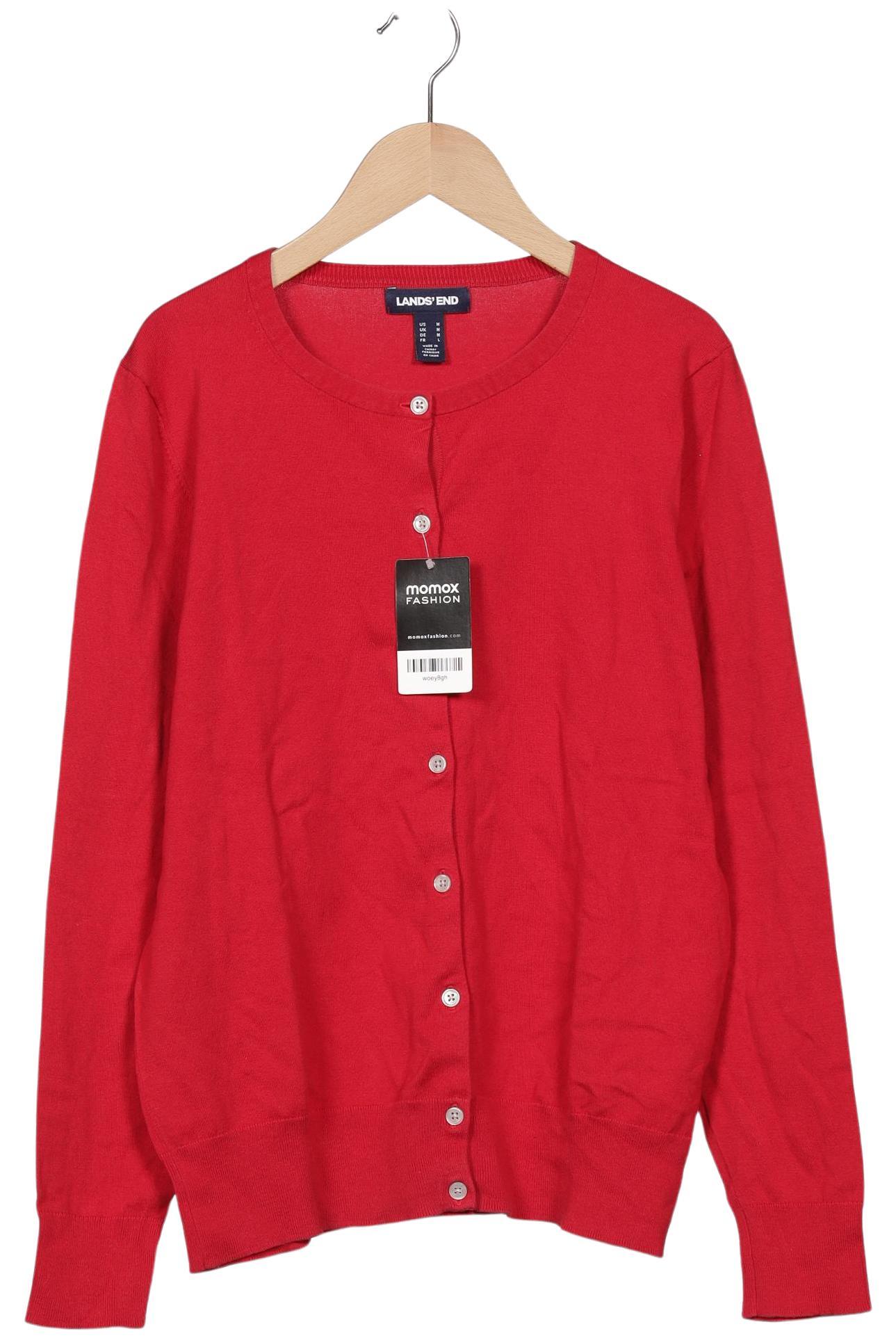 

Lands End Damen Strickjacke, rot, Gr. 38