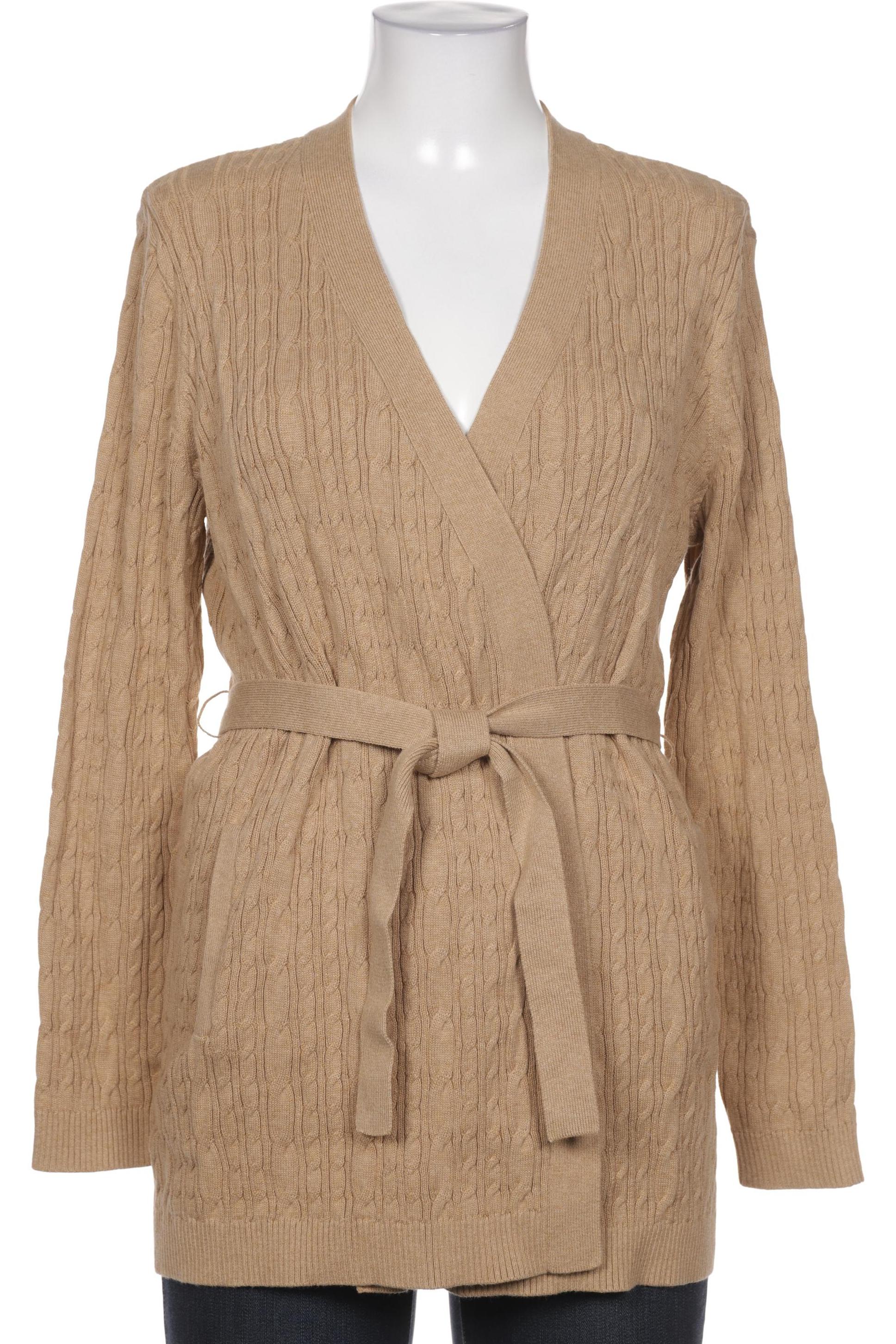 

Lands End Damen Strickjacke, beige, Gr. 38
