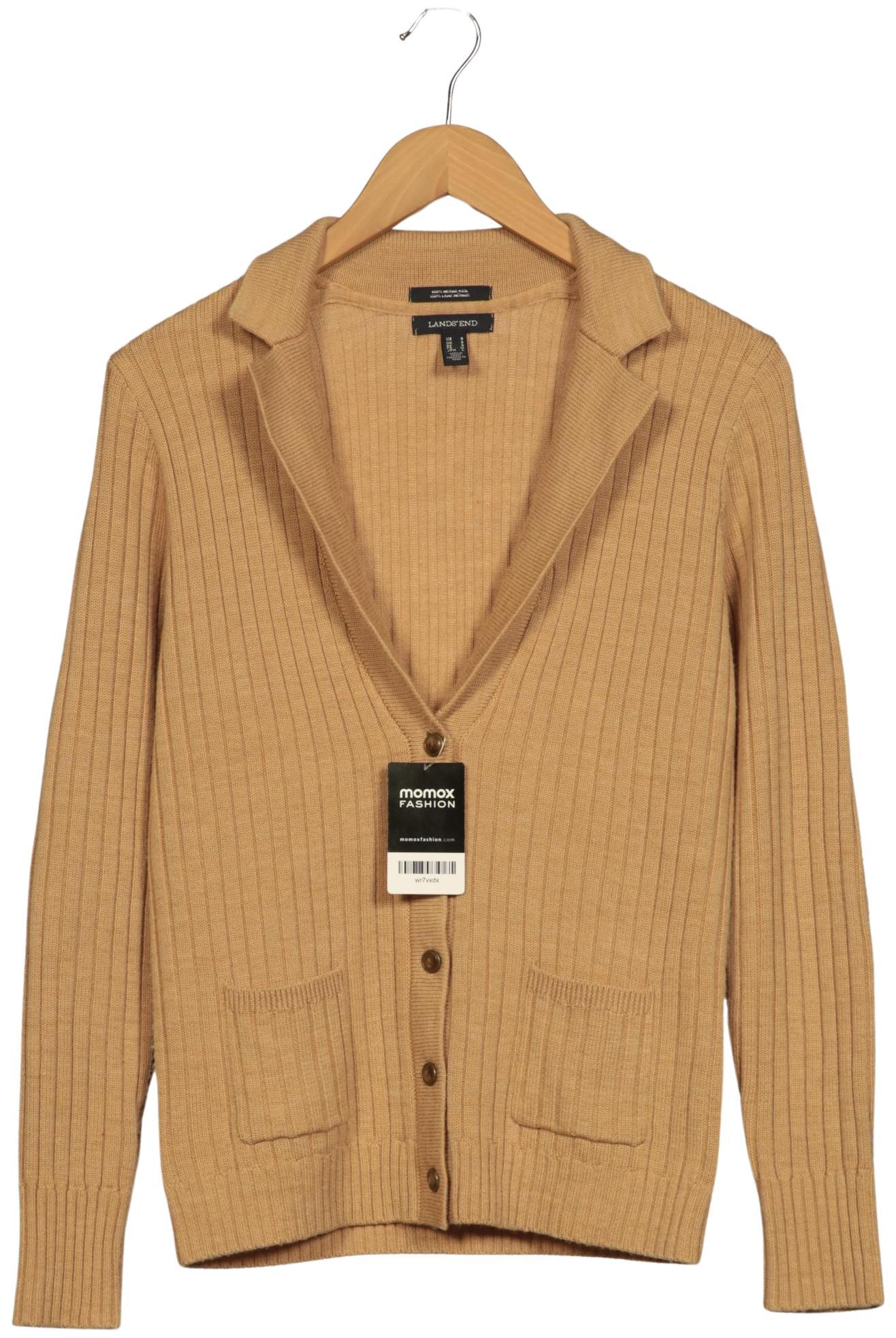 

Lands End Damen Strickjacke, beige, Gr. 36