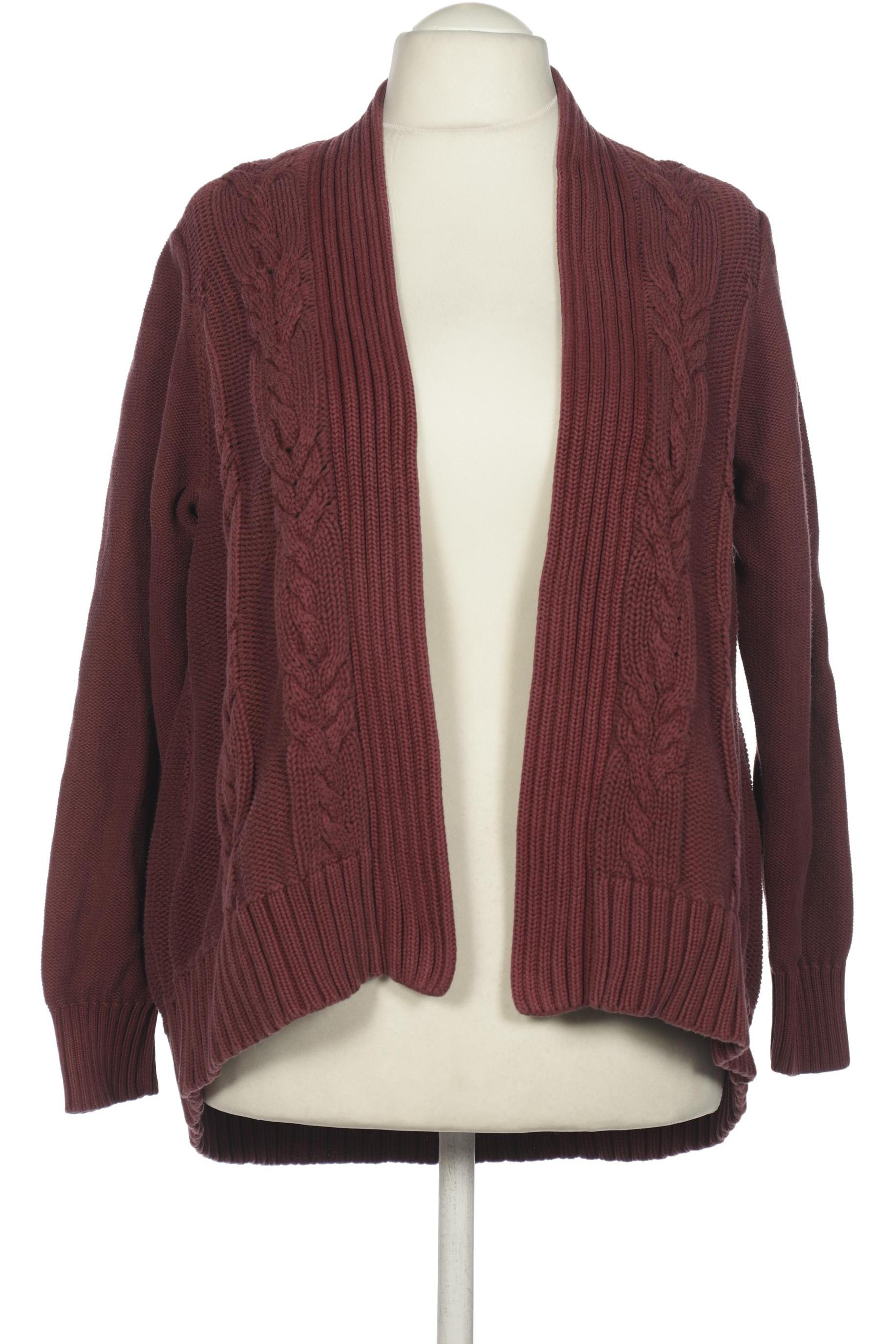 

Lands End Damen Strickjacke, bordeaux, Gr. 44