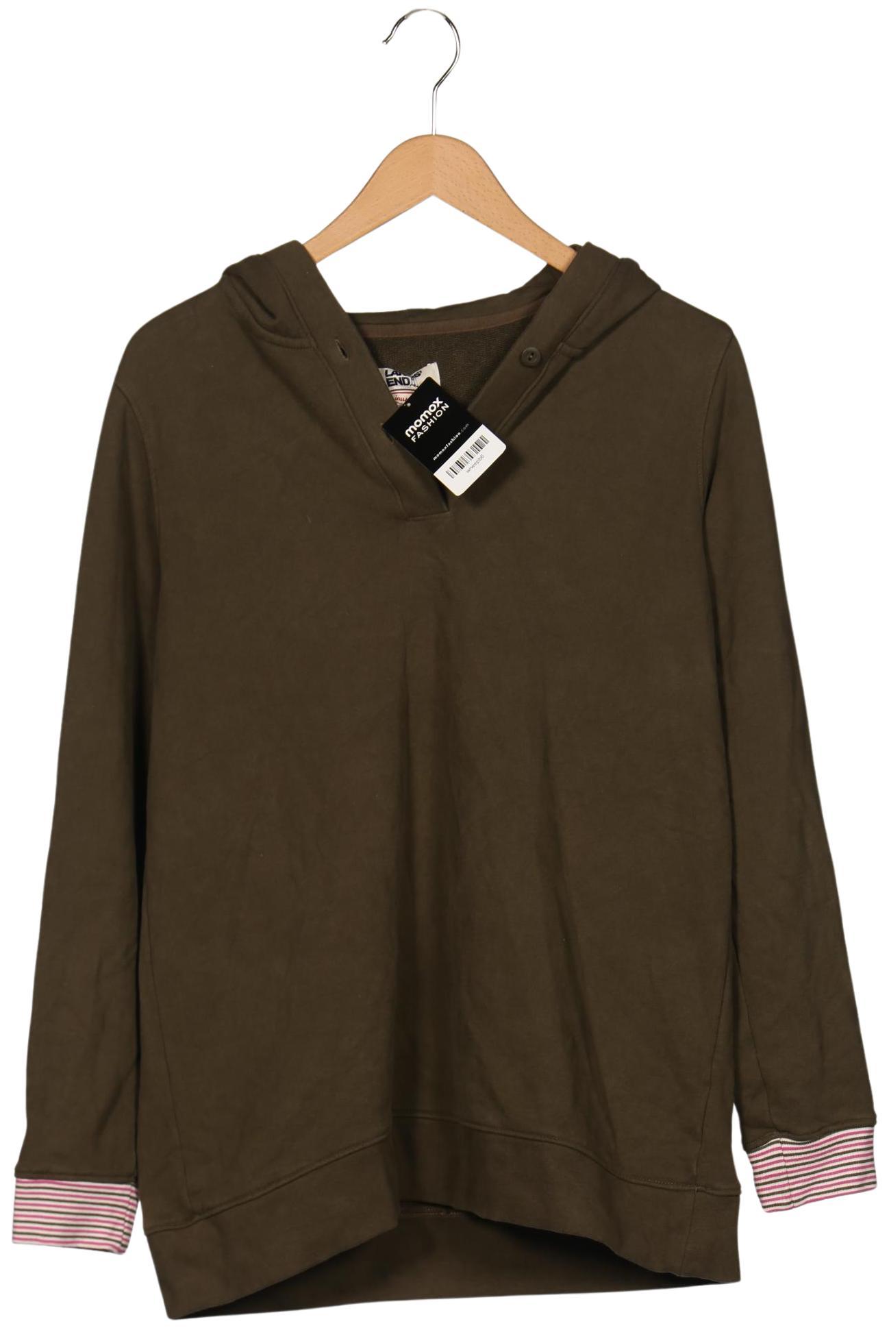 

Lands End Damen Kapuzenpullover, grün, Gr. 38