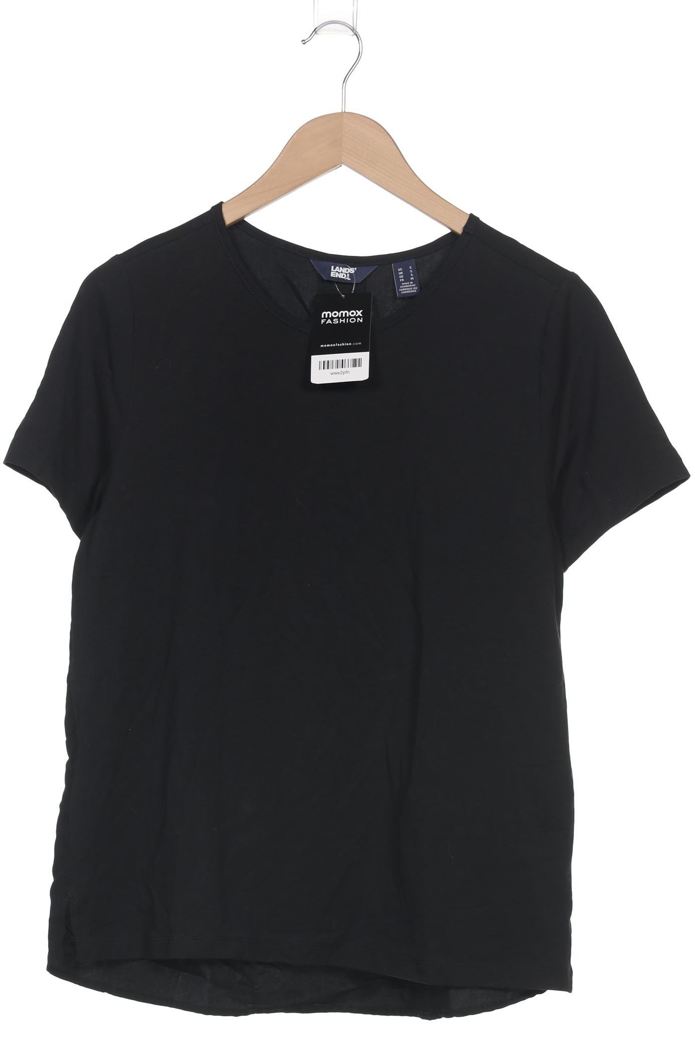 

Lands End Damen T-Shirt, schwarz, Gr. 36