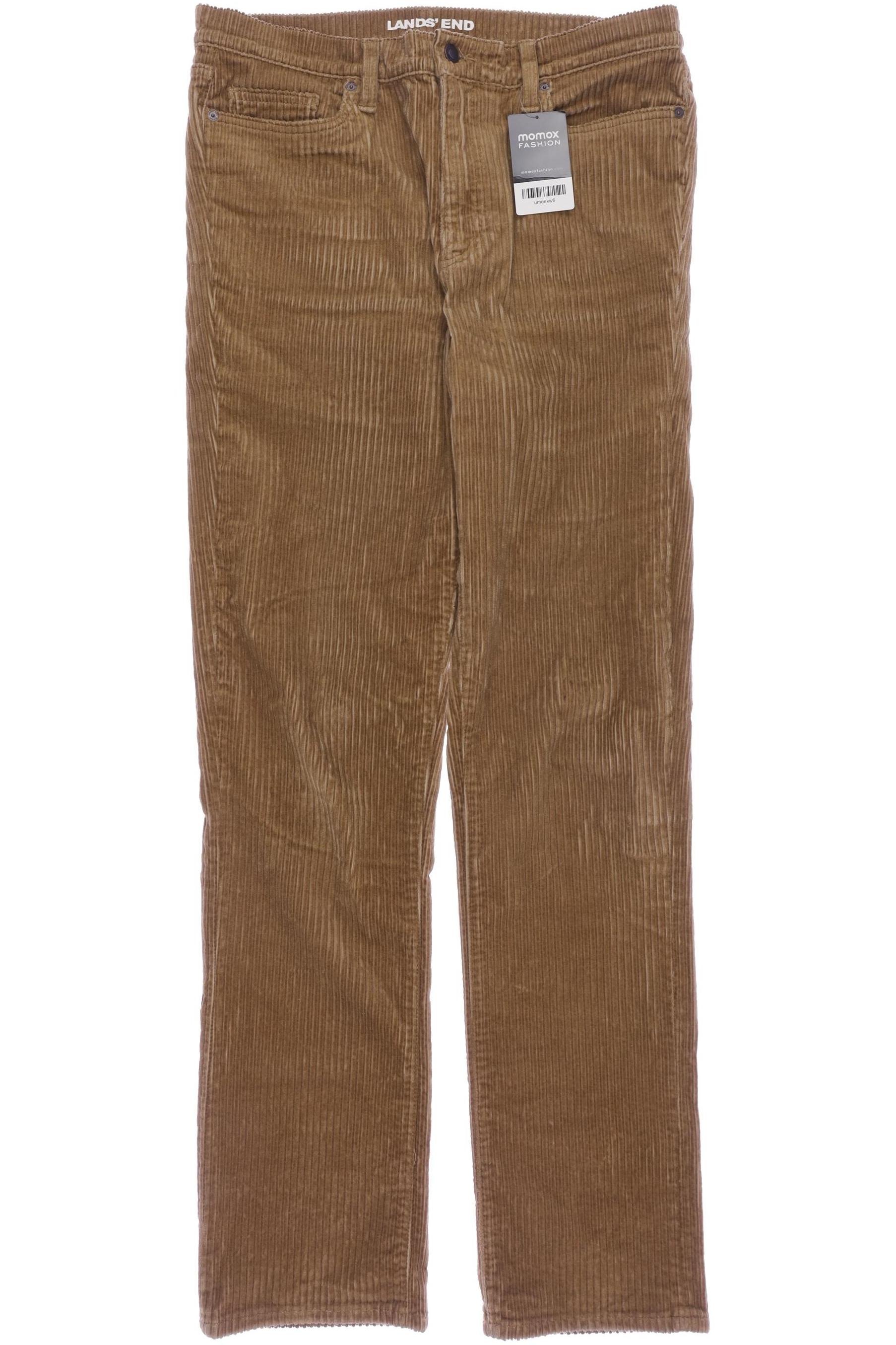 

Lands End Damen Stoffhose, beige, Gr. 42