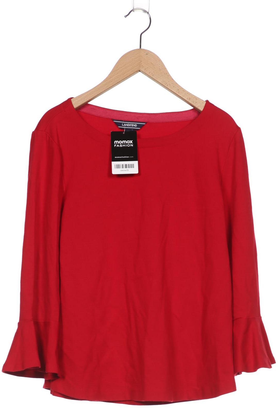 

Lands End Damen Langarmshirt, rot