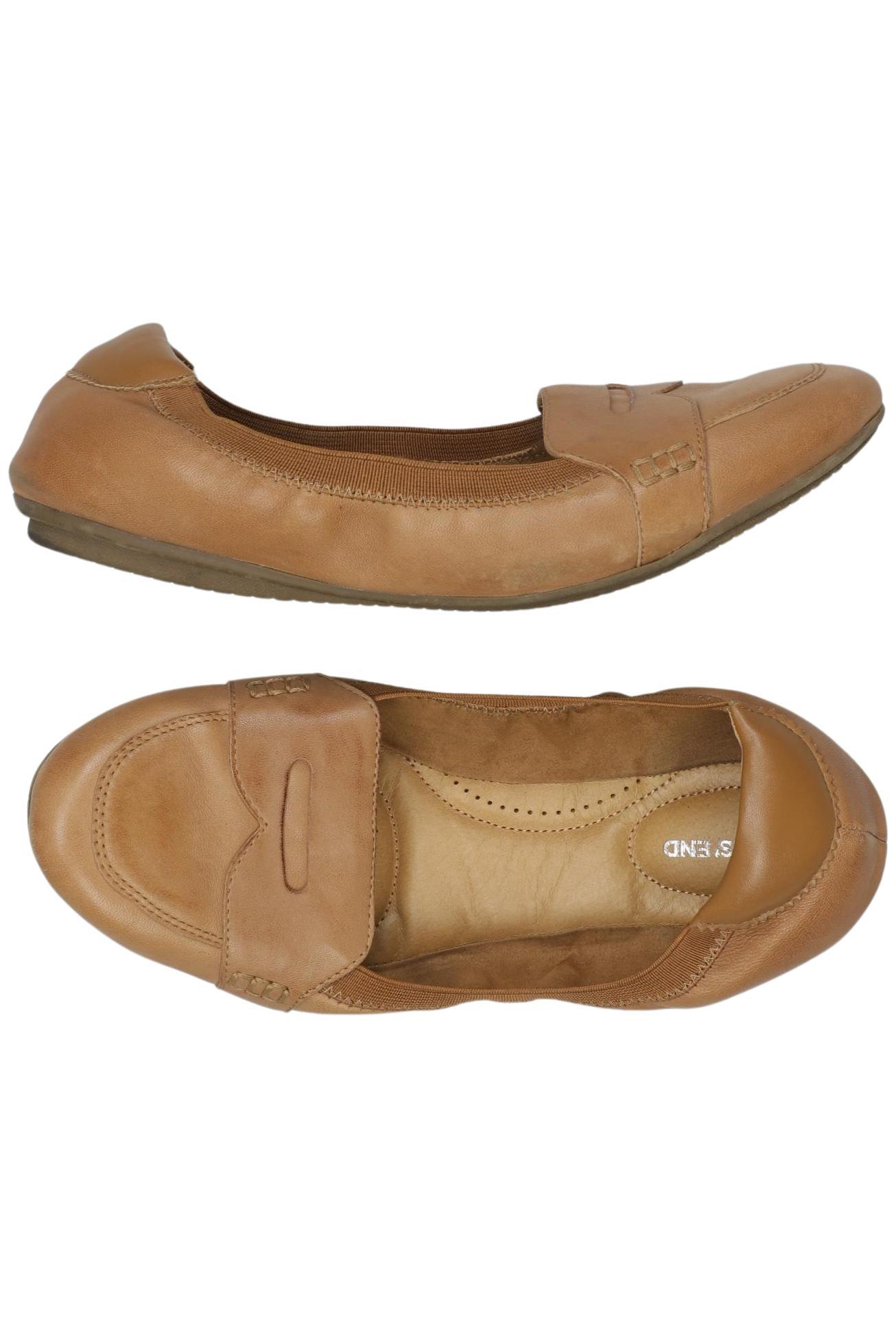 

Lands End Damen Ballerinas, grün, Gr. 40