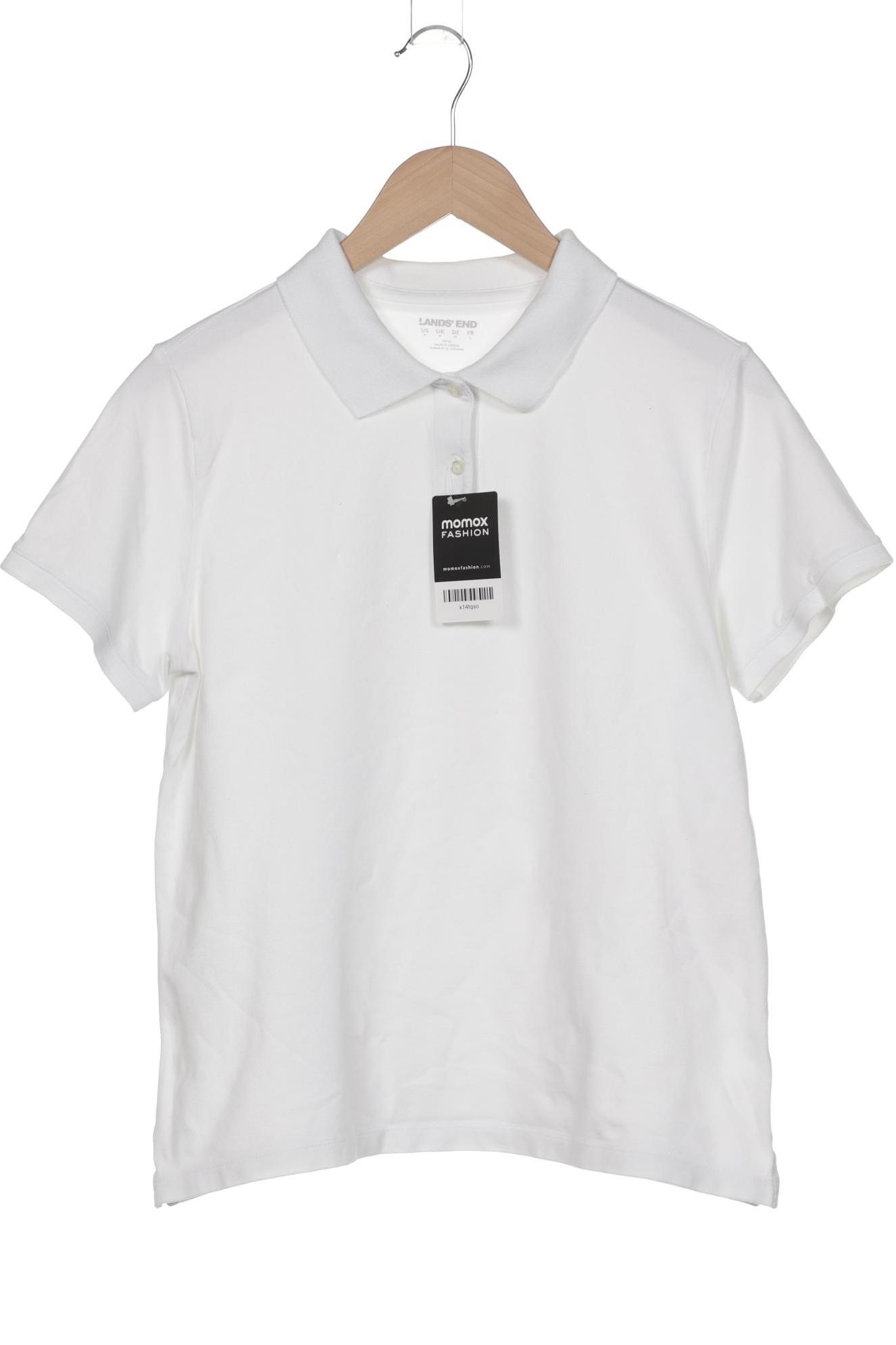 

Lands End Damen Poloshirt, weiß, Gr. 38