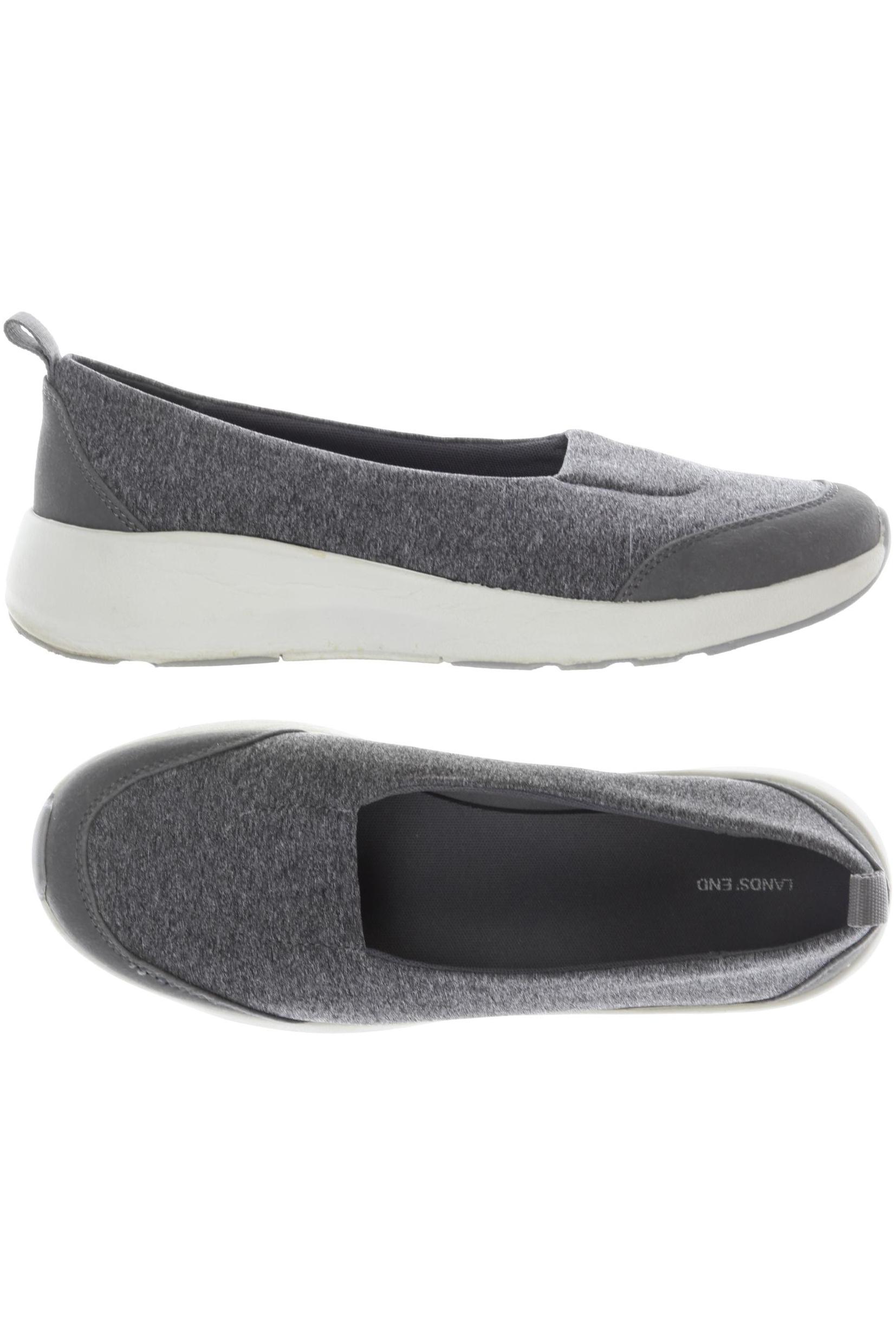 

Lands End Damen Ballerinas, grau, Gr. 39