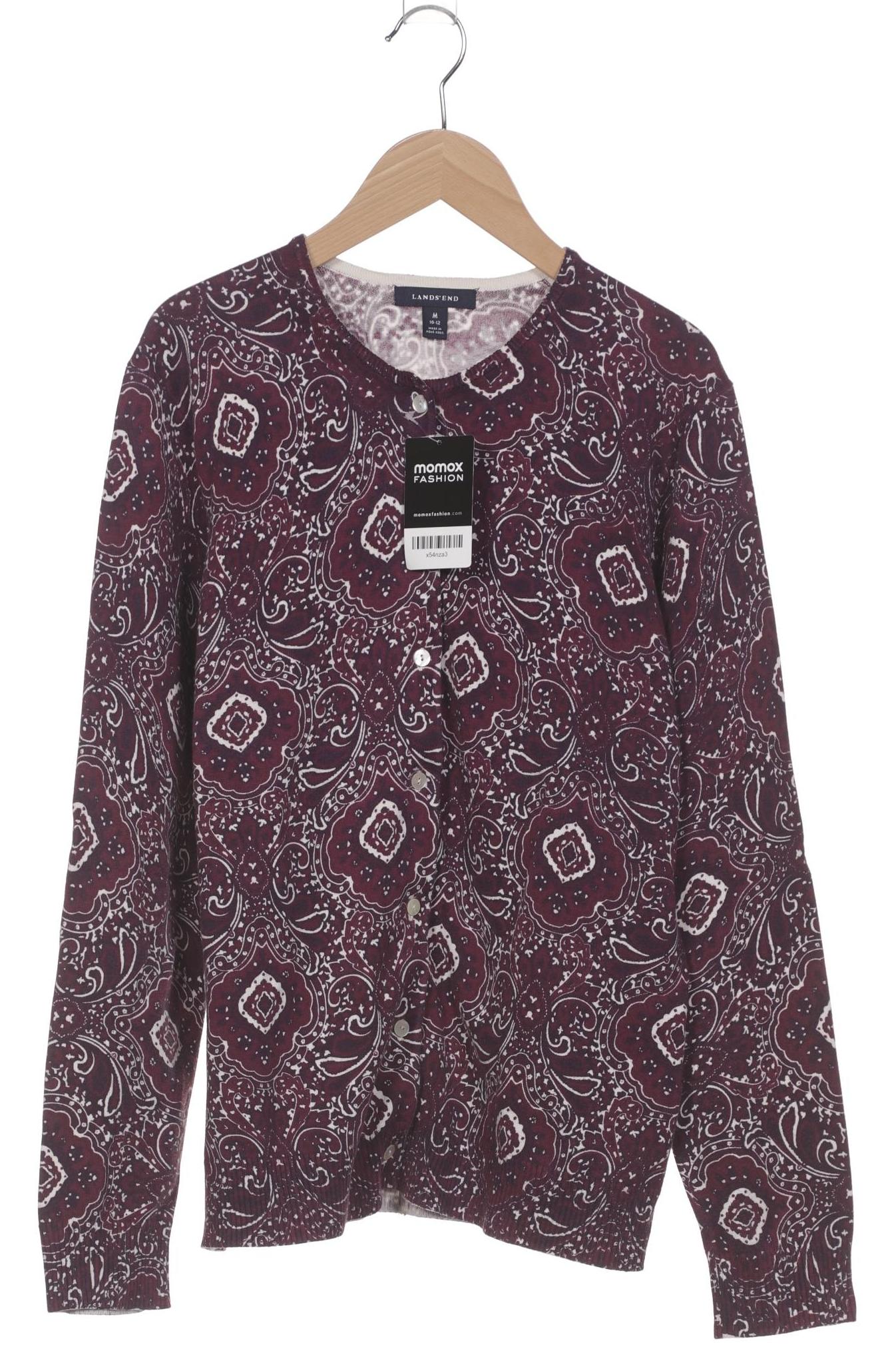 

Lands End Damen Strickjacke, bordeaux, Gr. 38