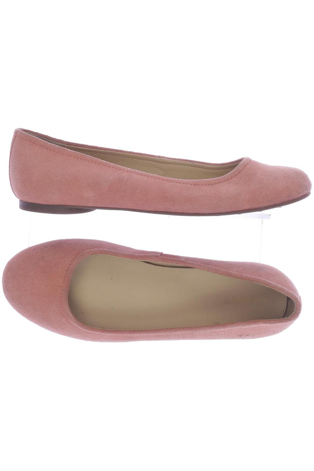 

Lands End Damen Ballerinas, pink, Gr. 7