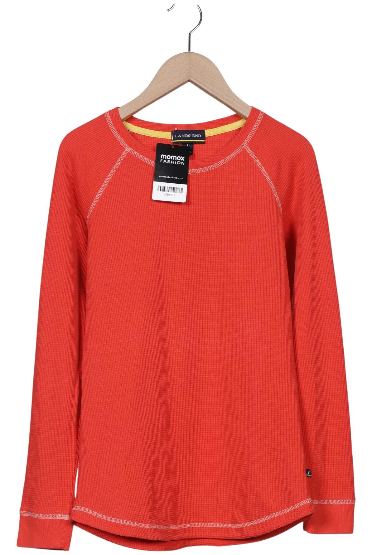

Lands End Damen Langarmshirt, rot, Gr. 36