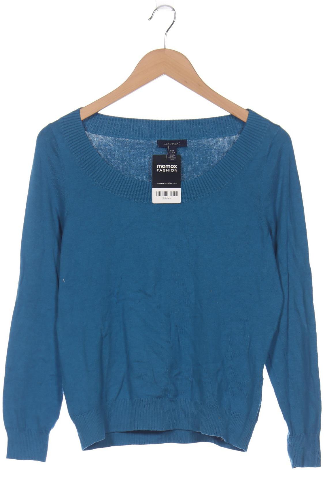 

Lands End Damen Pullover, blau, Gr. 36