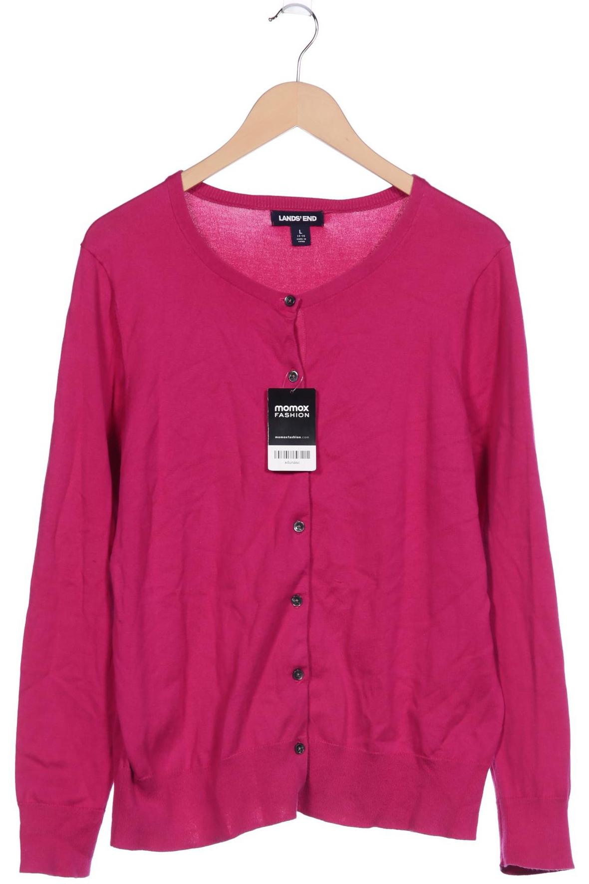 

Lands´End Damen Strickjacke, pink