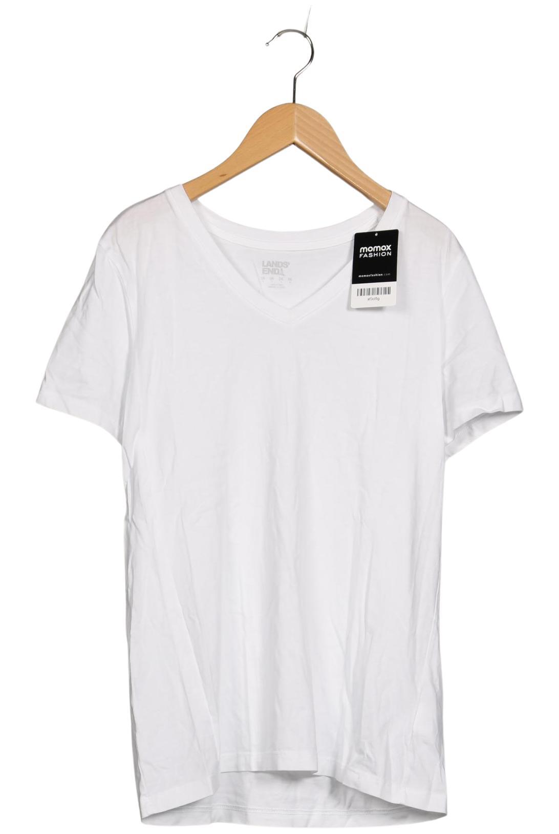 

Lands End Damen T-Shirt, weiß, Gr. 36