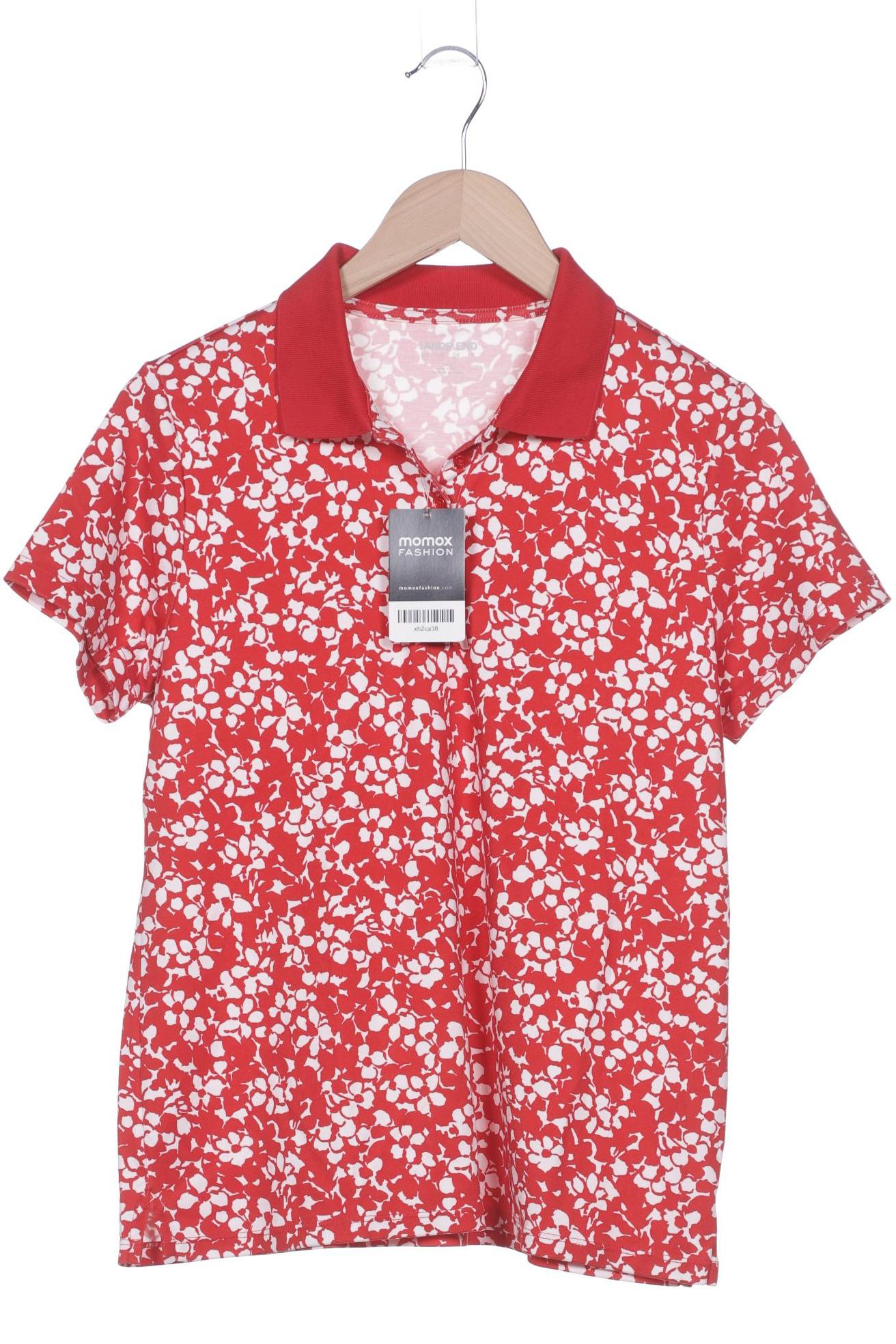 

Lands End Damen Poloshirt, rot, Gr. 38