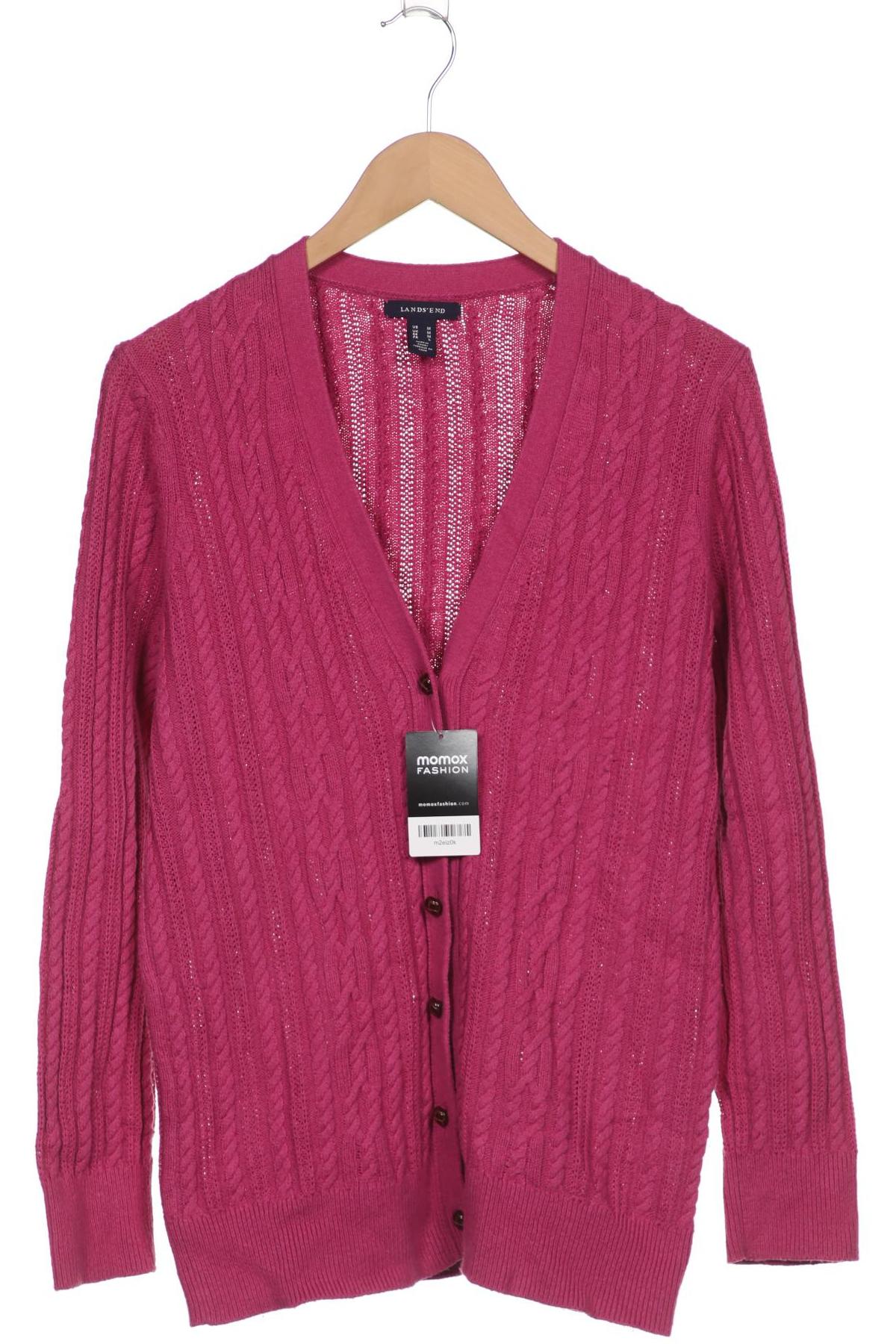 

Lands End Damen Strickjacke, pink, Gr. 38