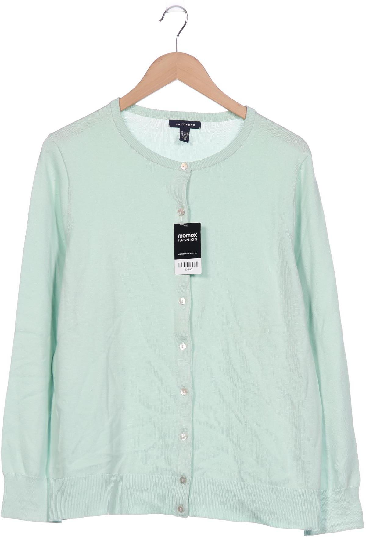 

Lands End Damen Strickjacke, hellgrün, Gr. 50