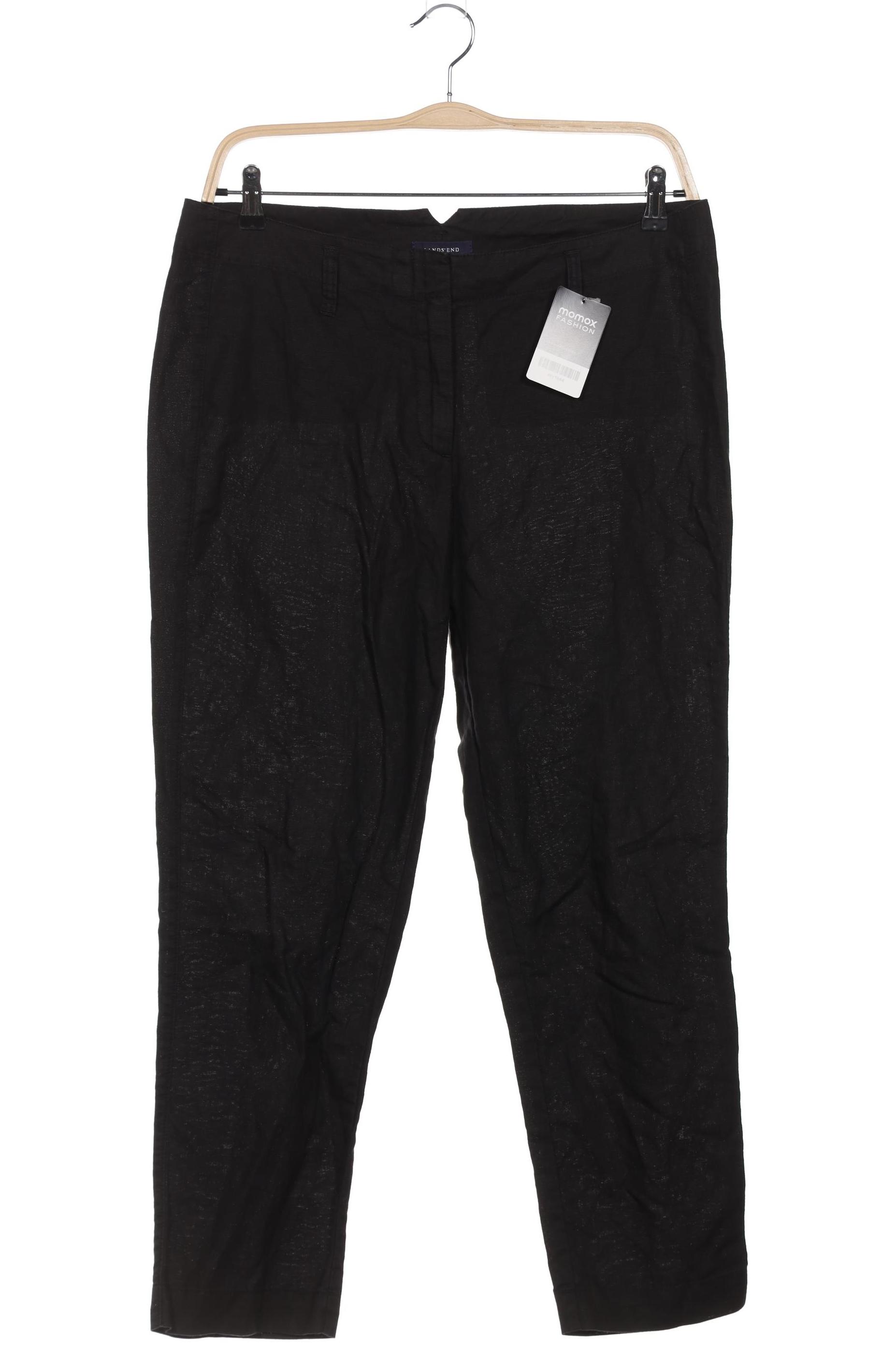 

Lands End Damen Stoffhose, schwarz, Gr. 42