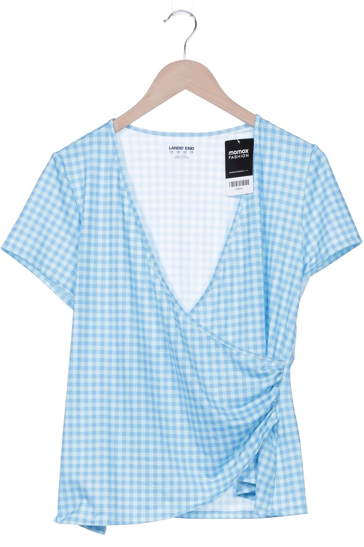 

Lands End Damen T-Shirt, blau, Gr. 38