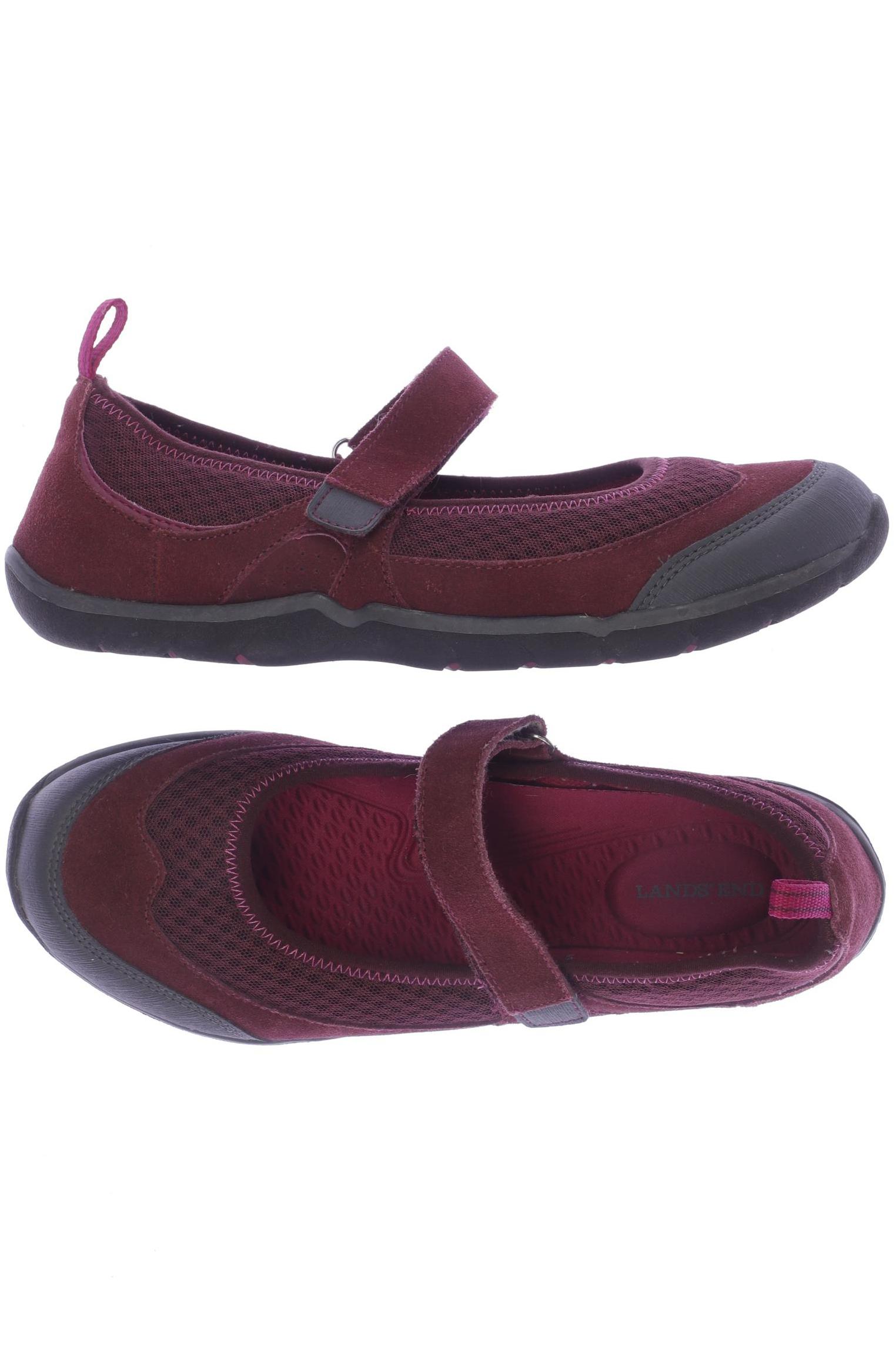 

Lands End Damen Halbschuh, bordeaux