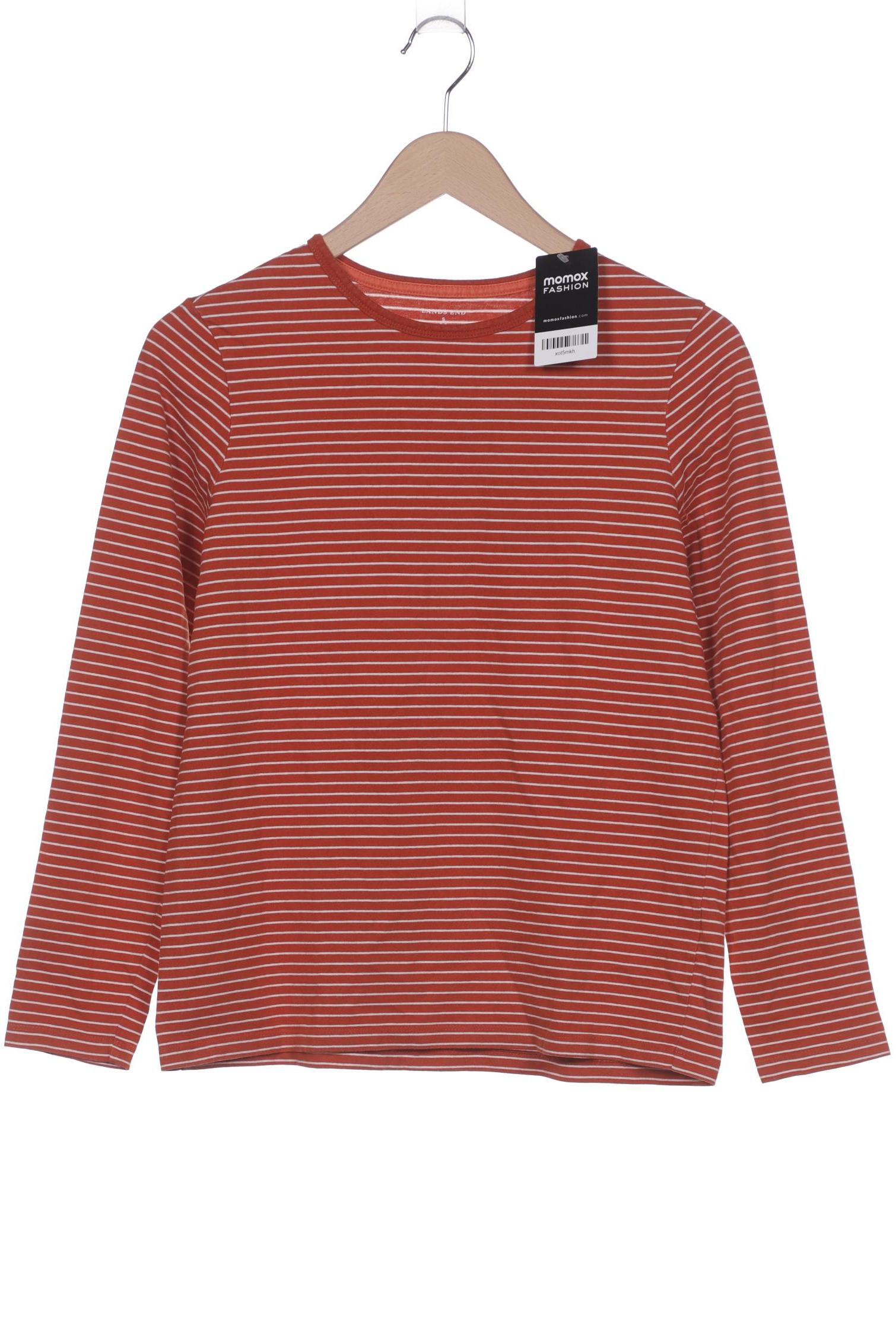 

Lands End Damen Langarmshirt, orange, Gr. 36