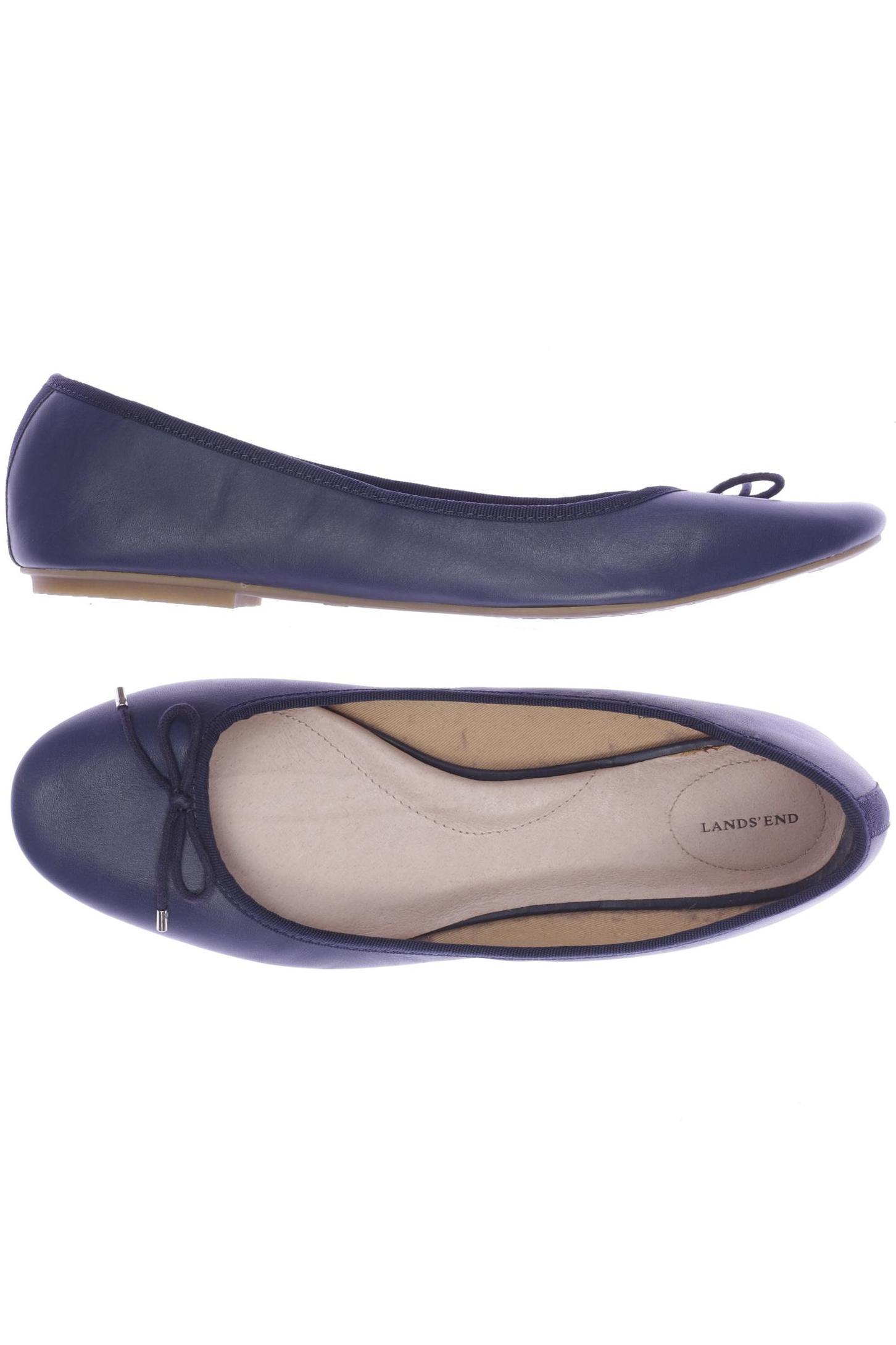 

Lands End Damen Ballerinas, marineblau, Gr. 41