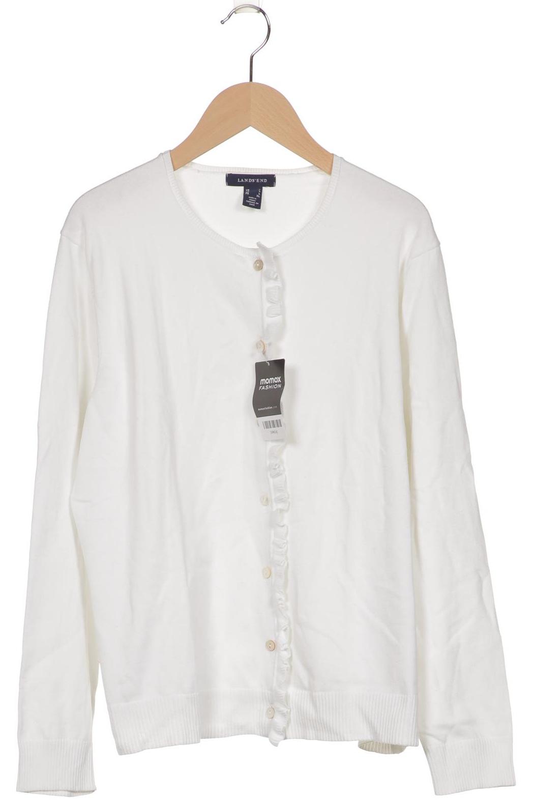 

Lands´End Damen Strickjacke, weiß