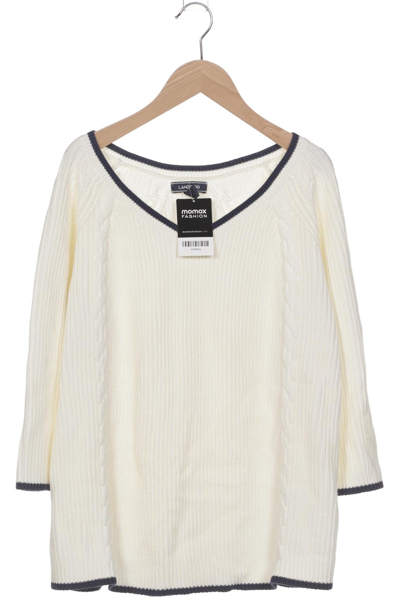 

Lands End Damen Pullover, cremeweiß, Gr. 42