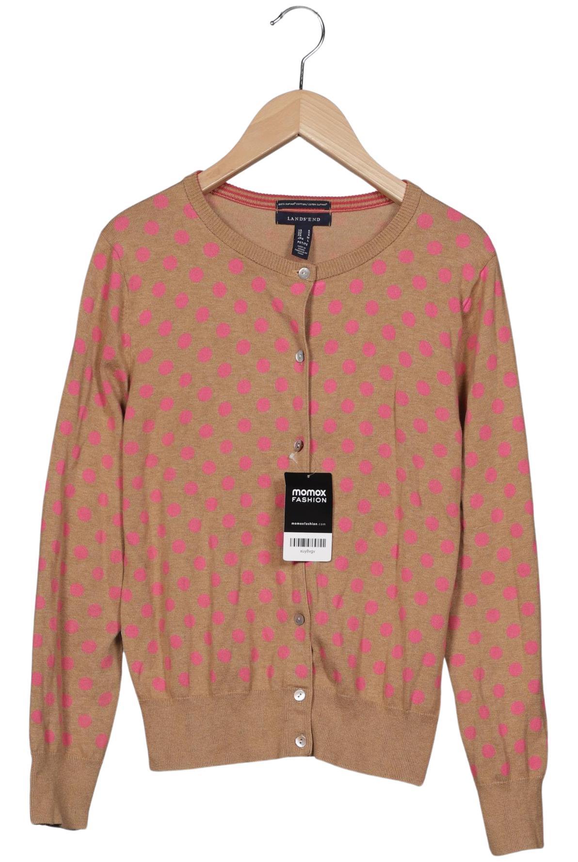 

Lands End Damen Strickjacke, braun, Gr. 36