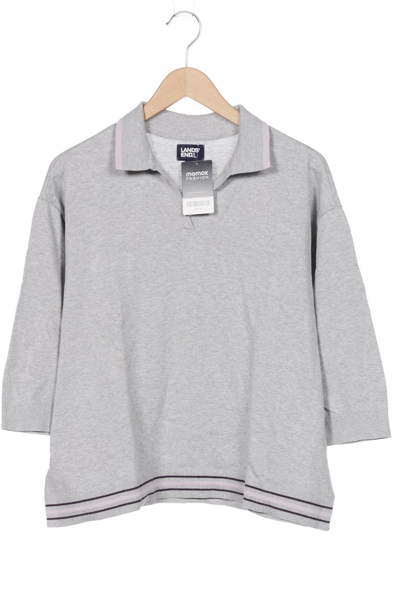 

Lands End Damen Pullover, grau